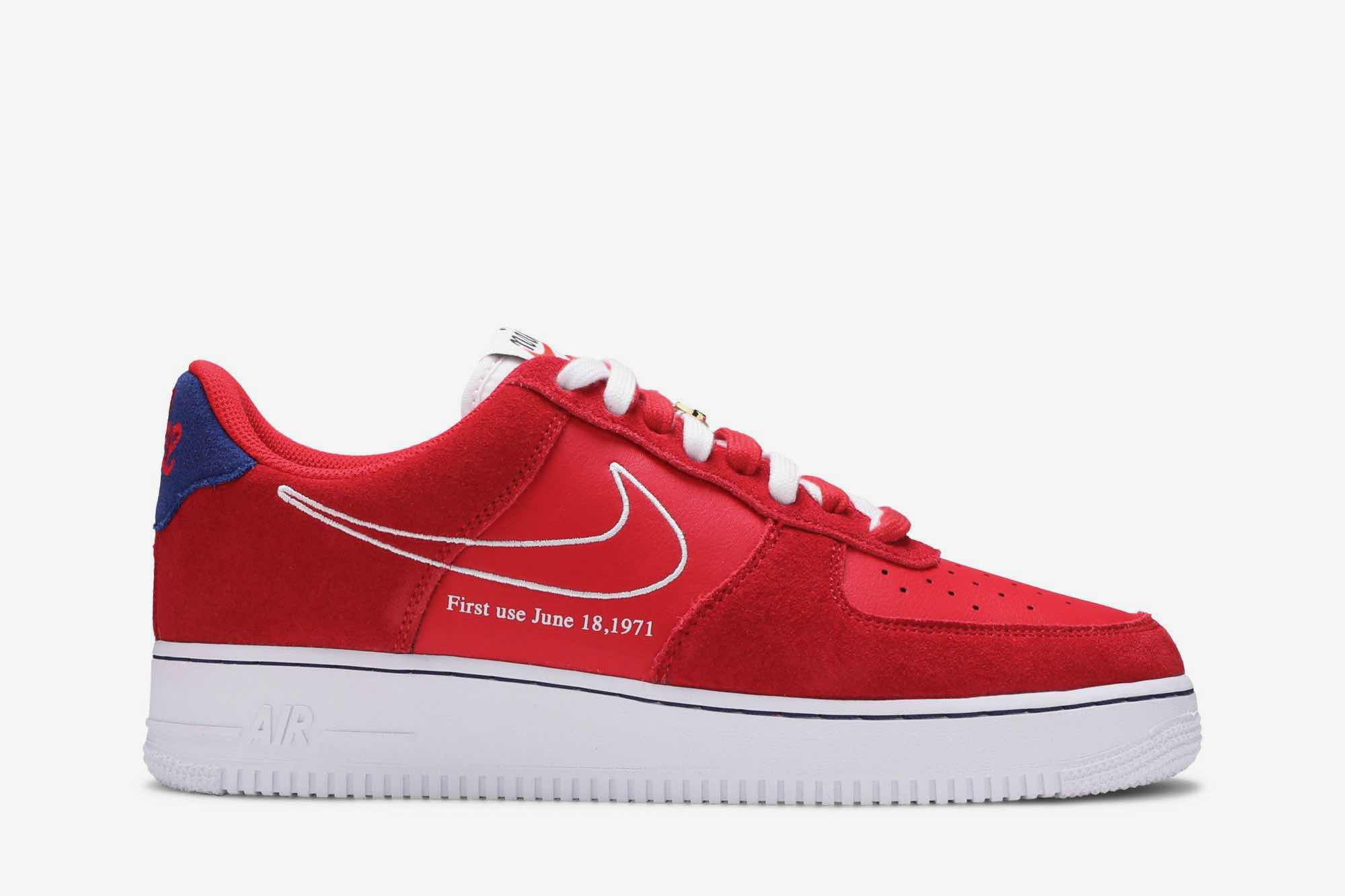 Nike Air Force 1 ’07 LV8 ‘First Use - University Red’ DB3597-600