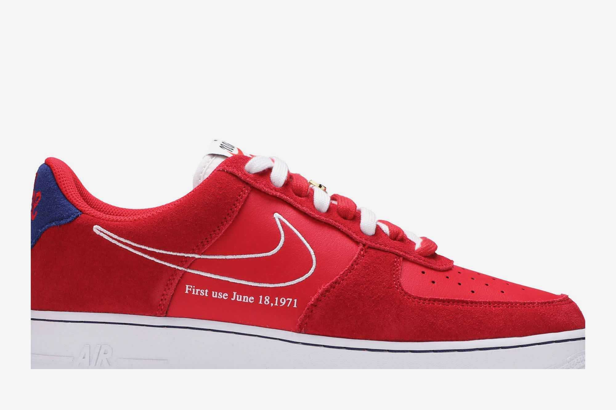 Nike Air Force 1 ’07 LV8 ‘First Use - University Red’ DB3597-600 - Image 2