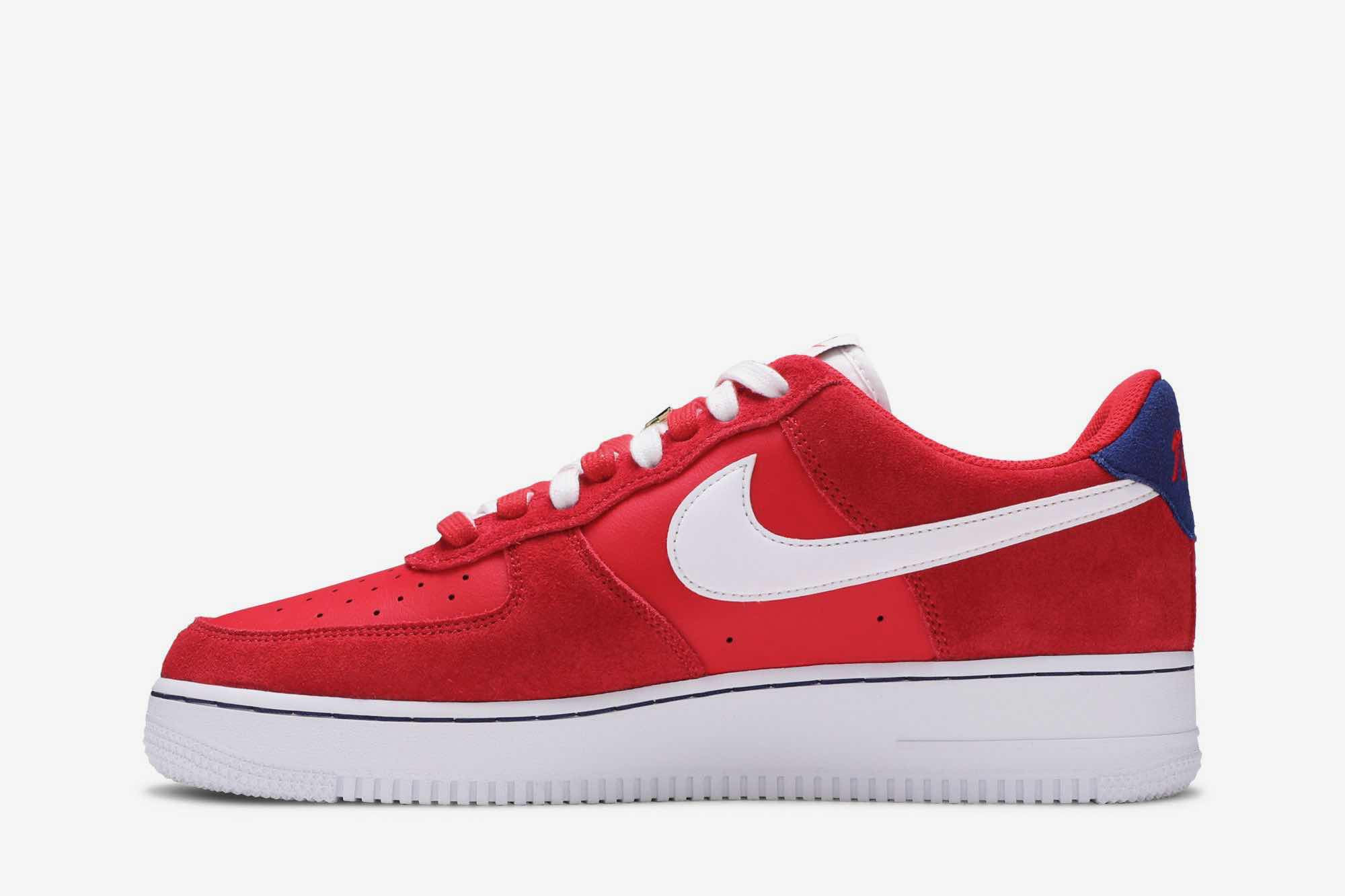 Nike Air Force 1 ’07 LV8 ‘First Use - University Red’ DB3597-600 - Image 3