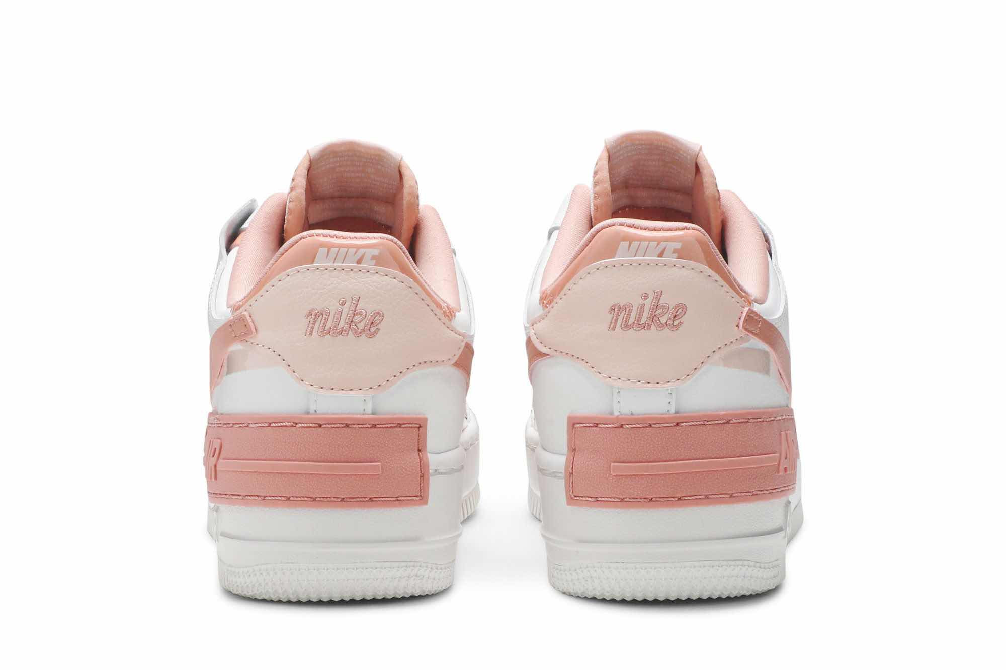 Nike Air Force 1 Shadow ‘White Coral Pink’ CJ1641-101 - Image 6