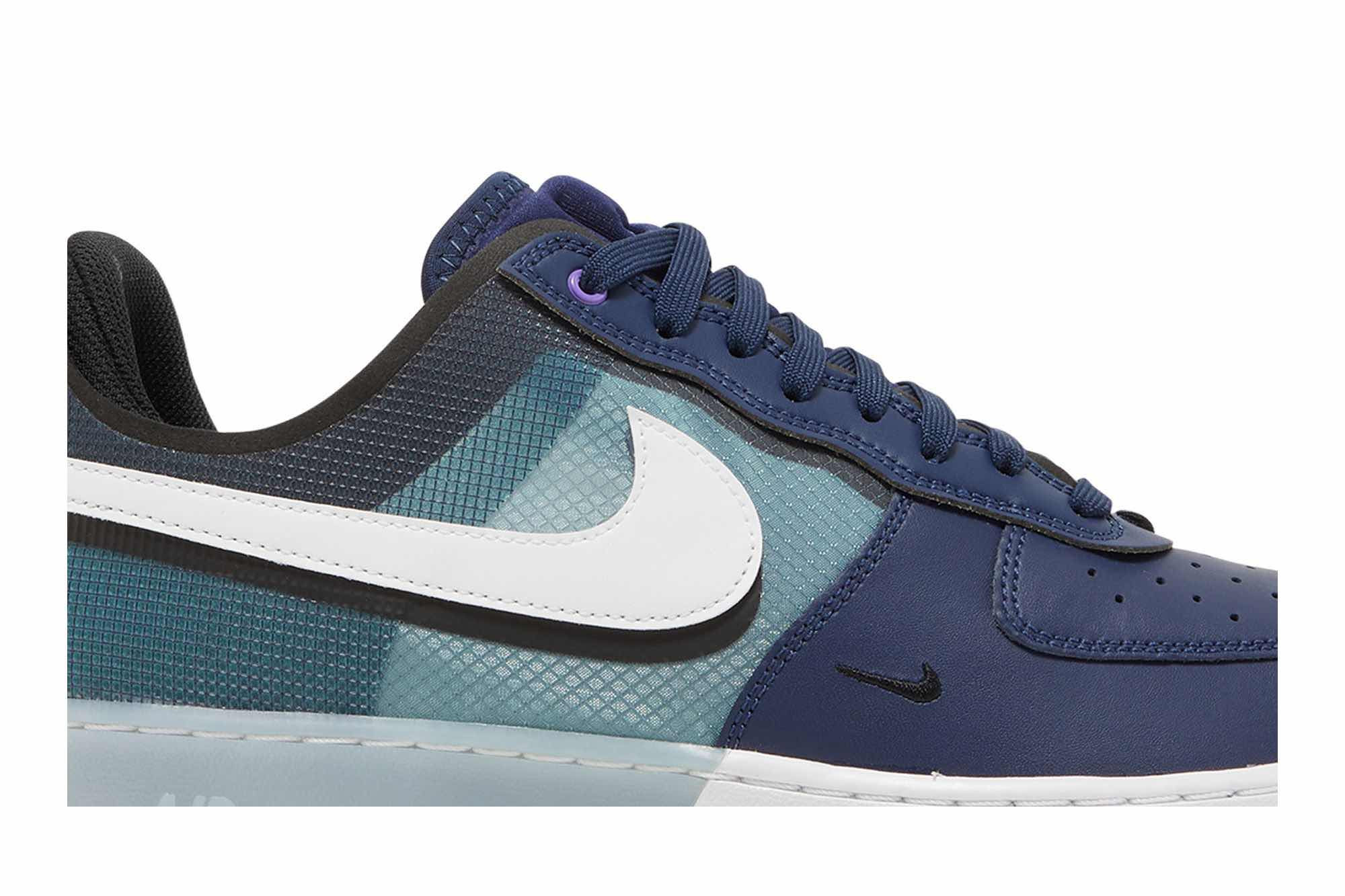 Nike Air Force 1 React ‘Midnight Navy Teal’ DM0573-400 - Image 2