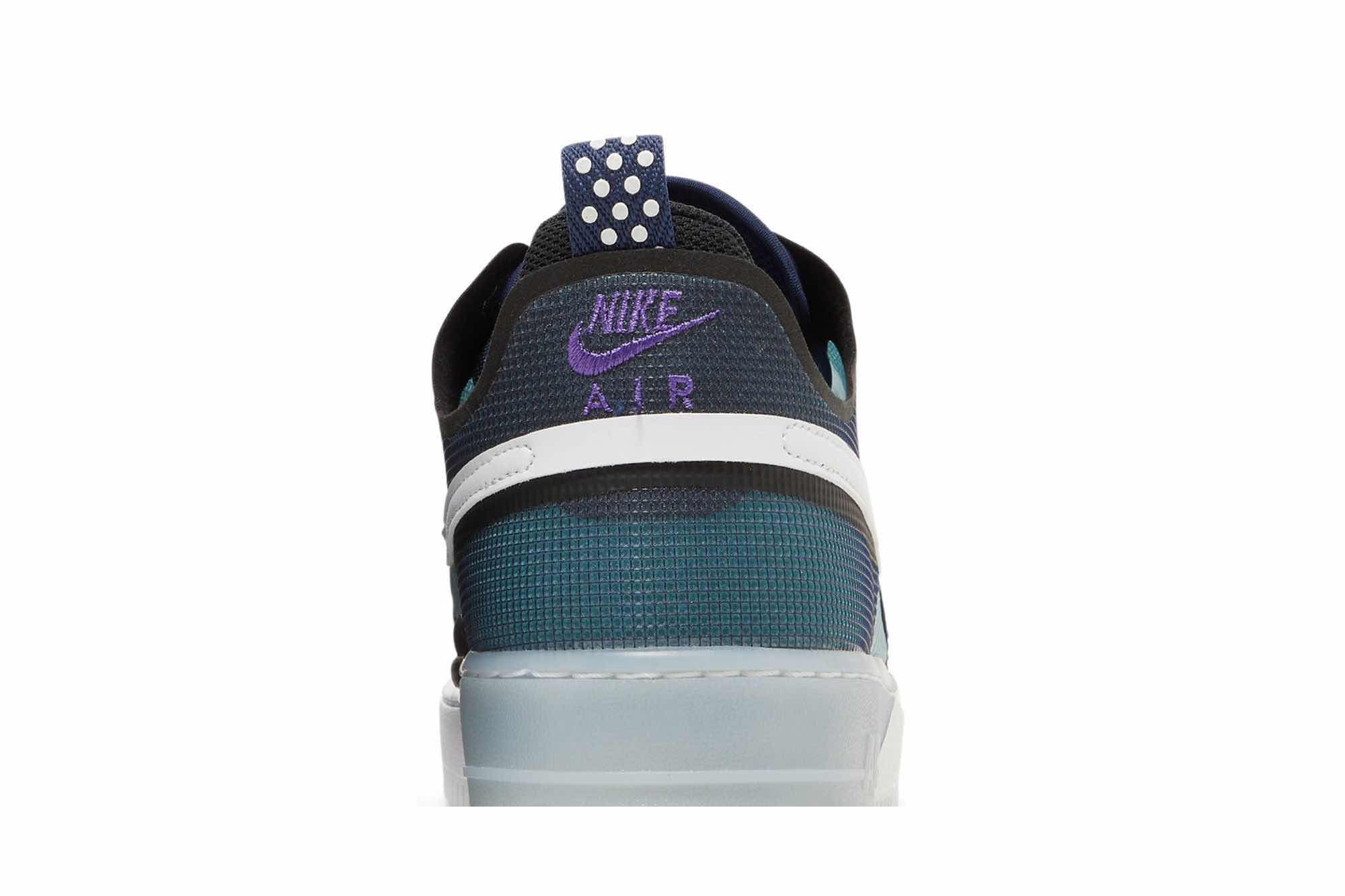 Nike Air Force 1 React ‘Midnight Navy Teal’ DM0573-400 - Image 7