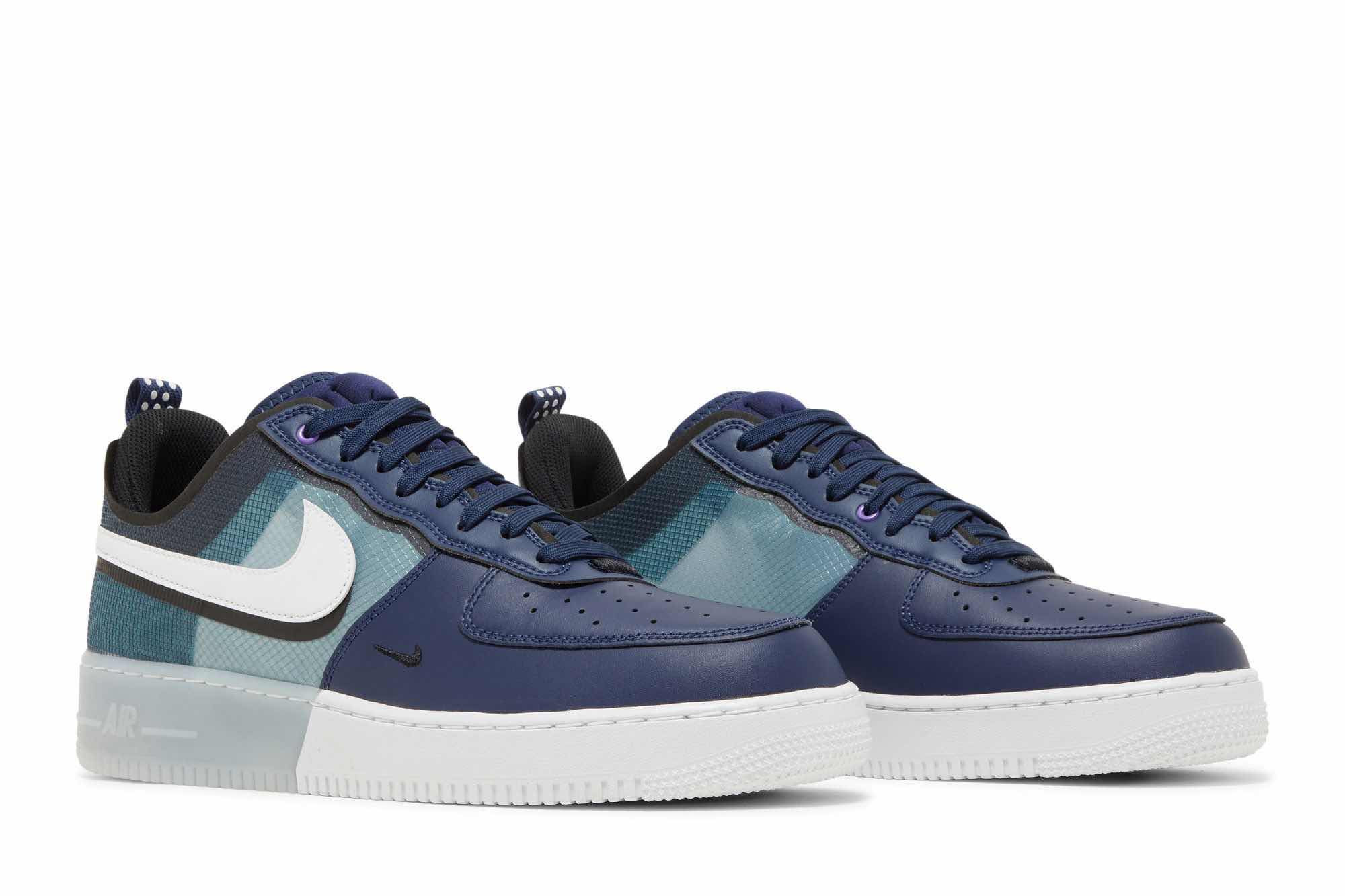 Nike Air Force 1 React ‘Midnight Navy Teal’ DM0573-400 - Image 8
