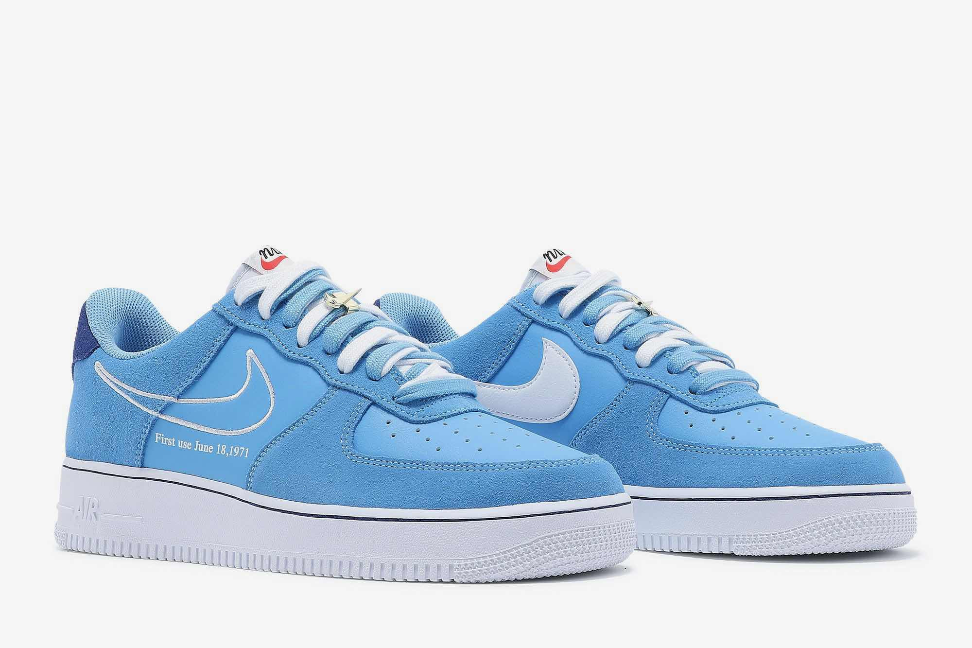 Nike Air Force 1 ’07 LV8 ‘First Use - University Blue’ DB3597-400 - Image 8
