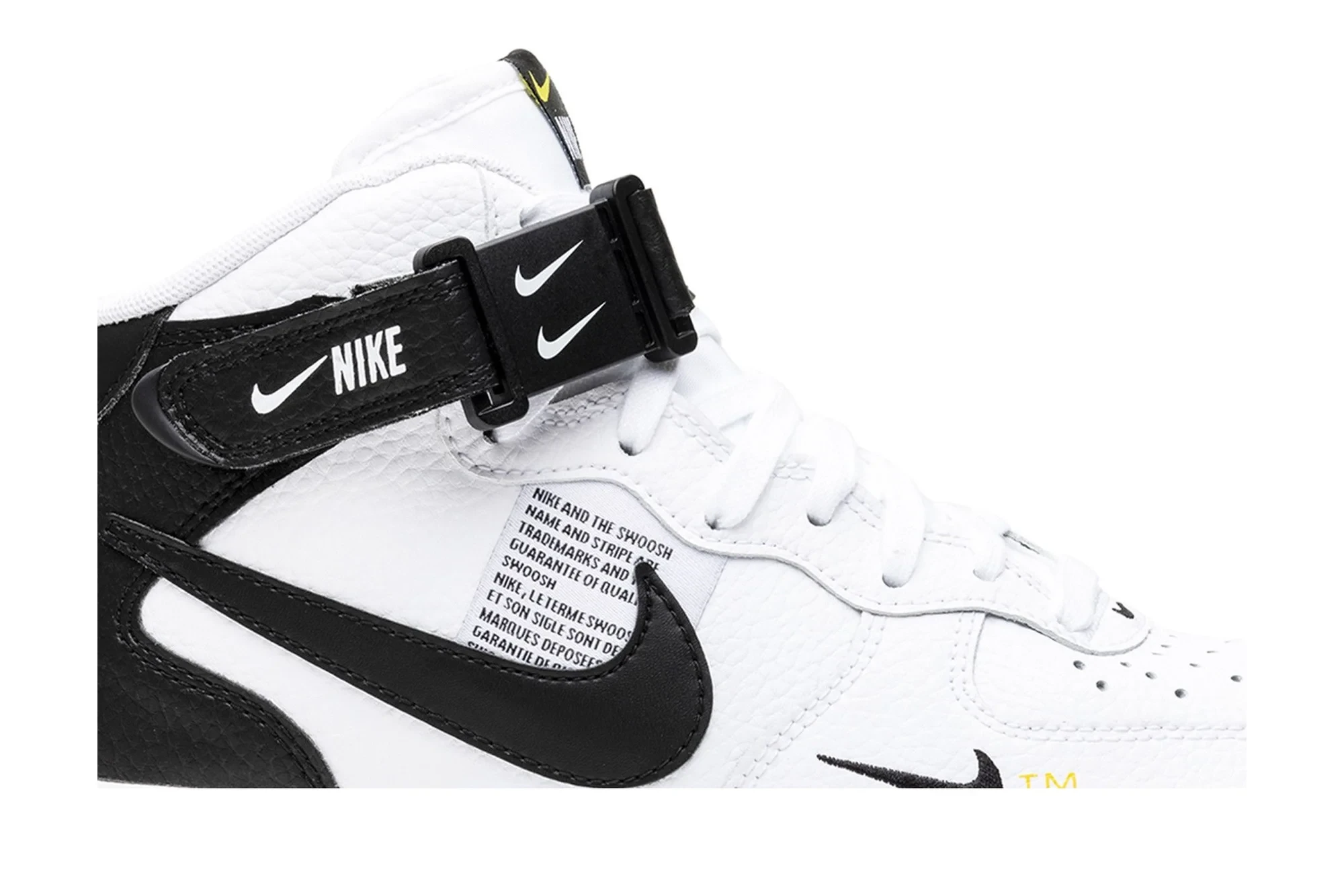Nike Air Force 1 Mid '07 LV8 'White Black' 804609-103 - Image 2