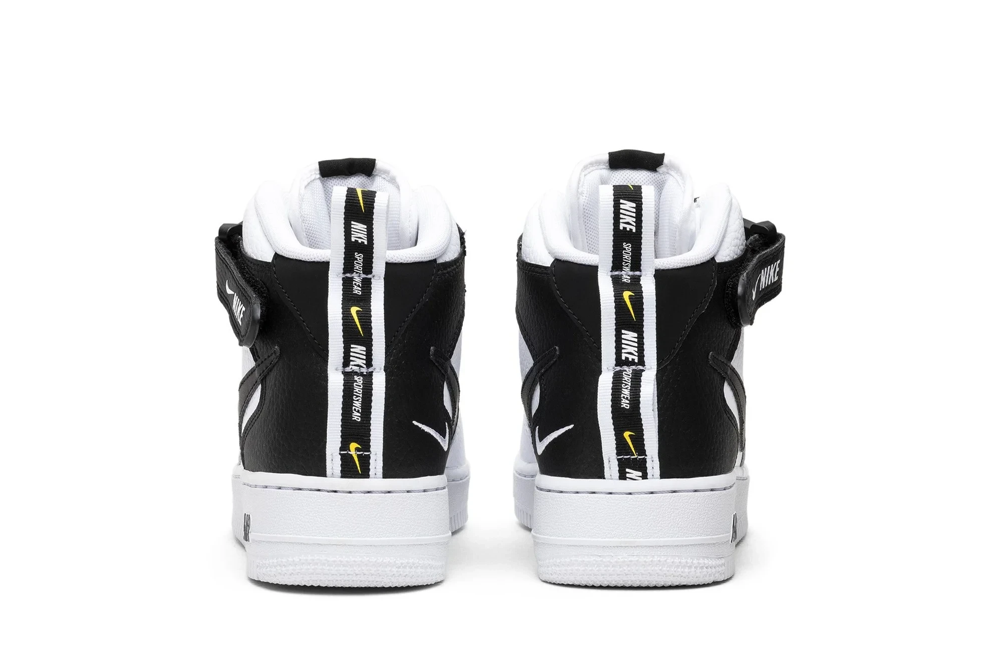 Nike Air Force 1 Mid '07 LV8 'White Black' 804609-103 - Image 6