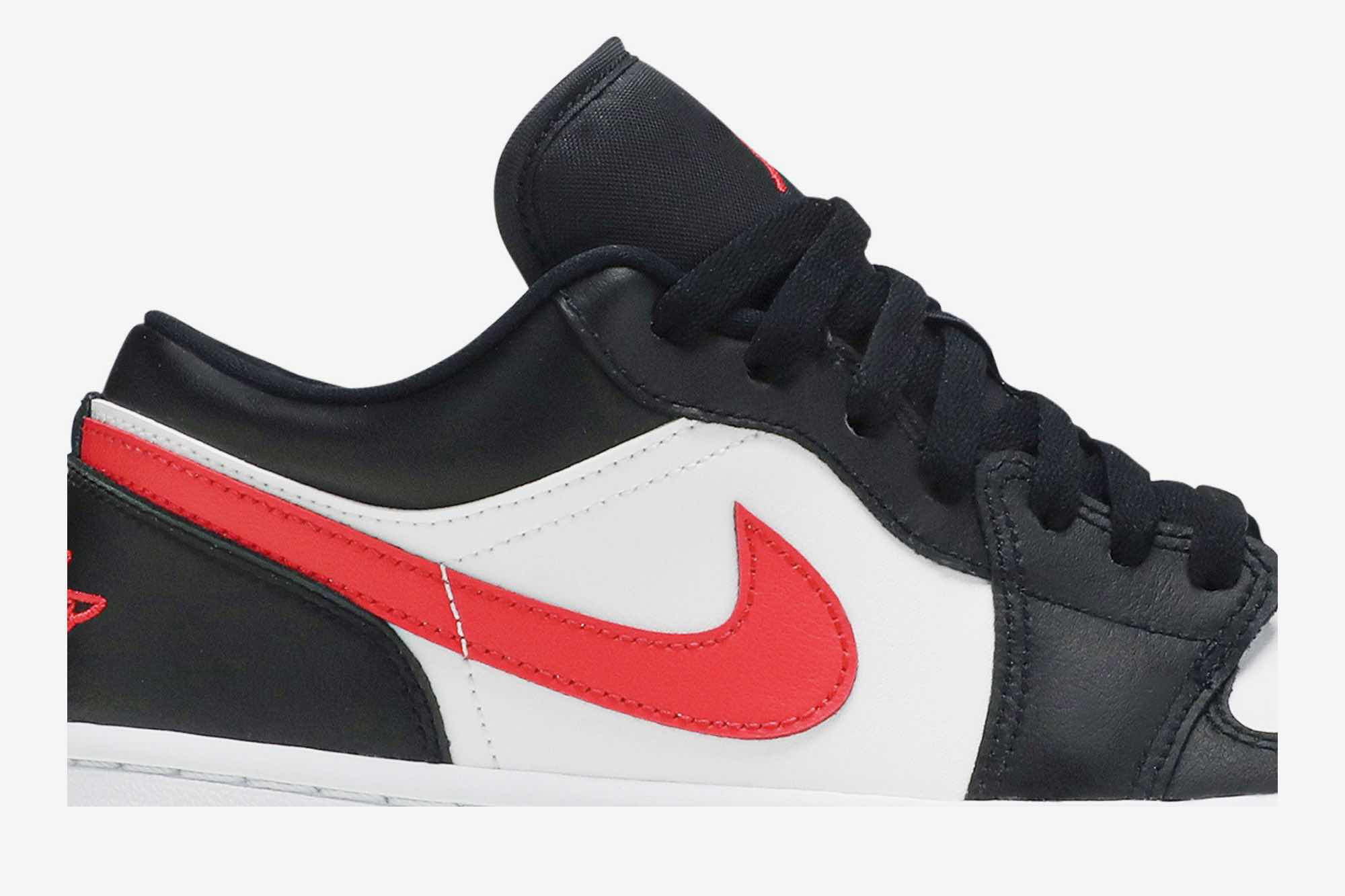 Air Jordan 1 Low ‘Black Siren Red’ DC0774-004 - Image 2