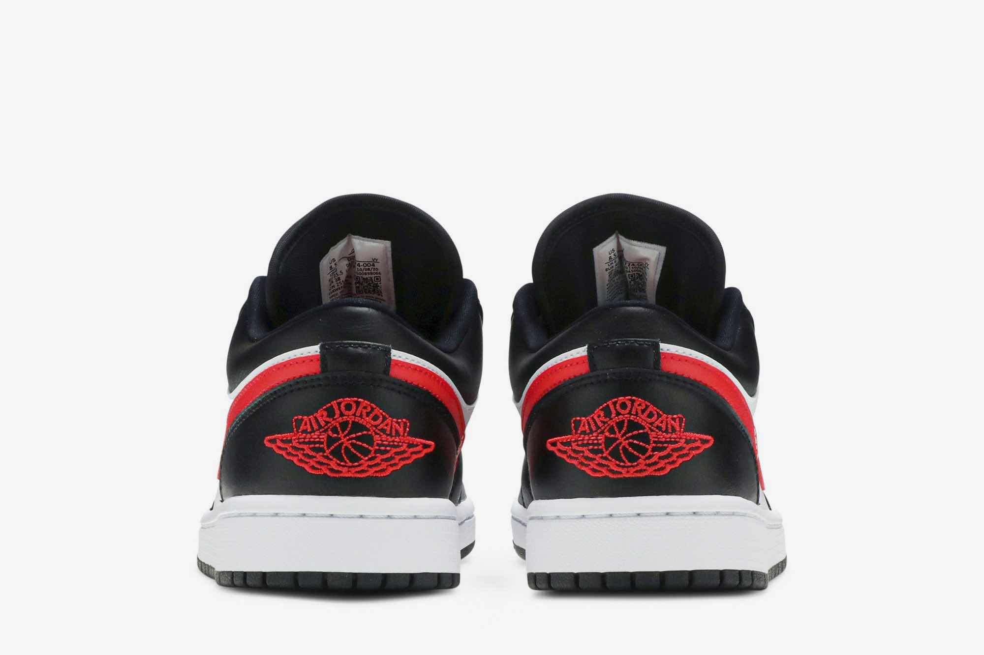Air Jordan 1 Low ‘Black Siren Red’ DC0774-004 - Image 6