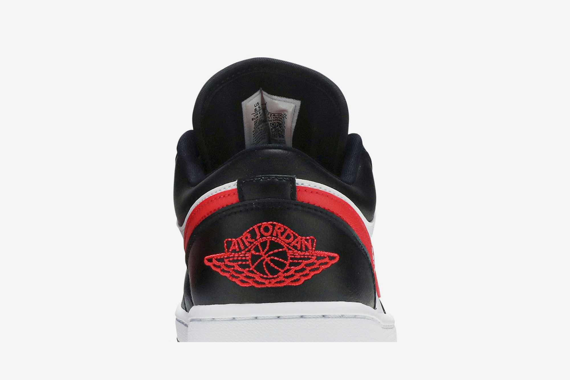 Air Jordan 1 Low ‘Black Siren Red’ DC0774-004 - Image 7