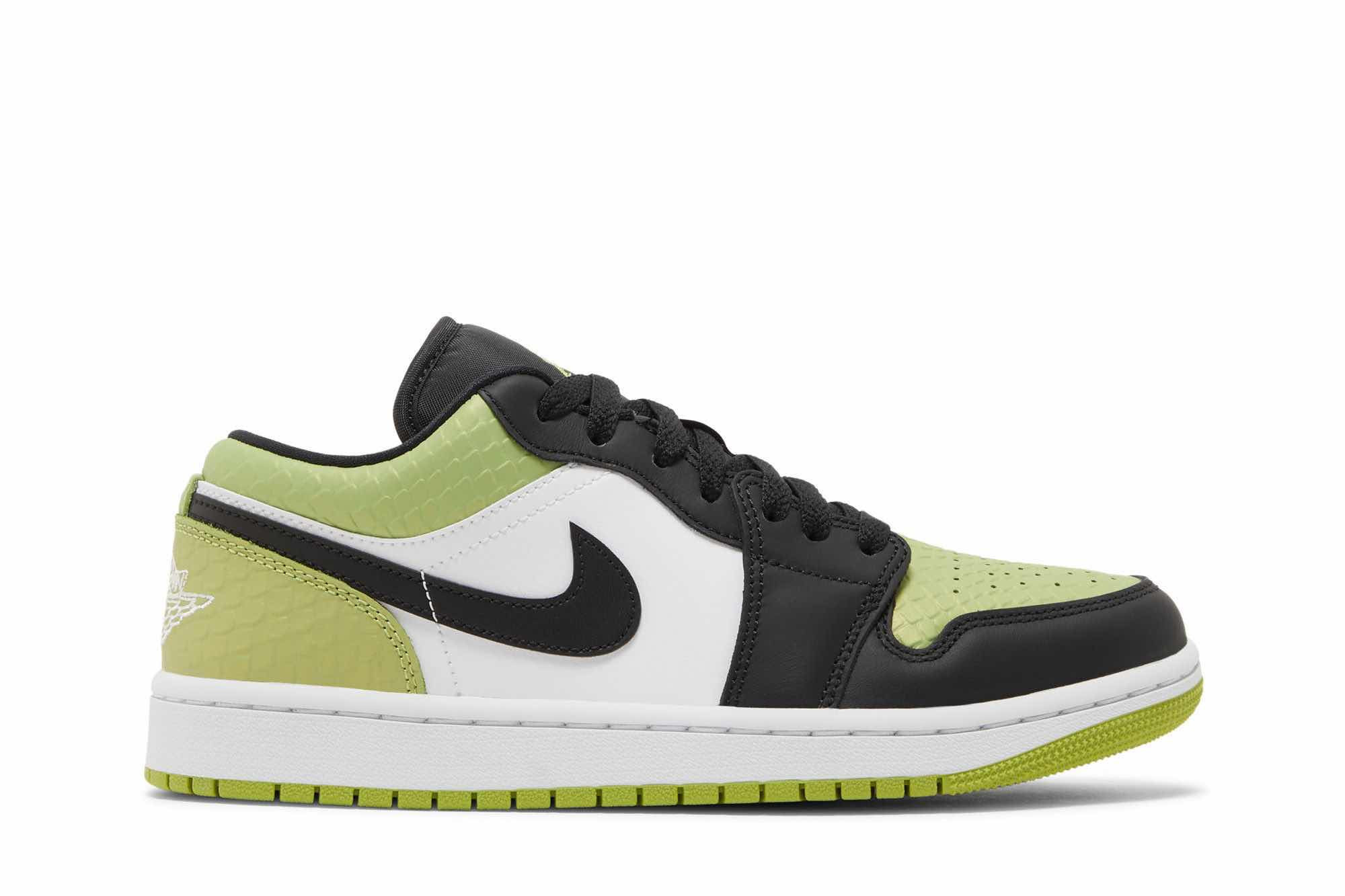 Air Jordan 1 Low SE ‘Vivid Green Snakeskin’ DX4446-301