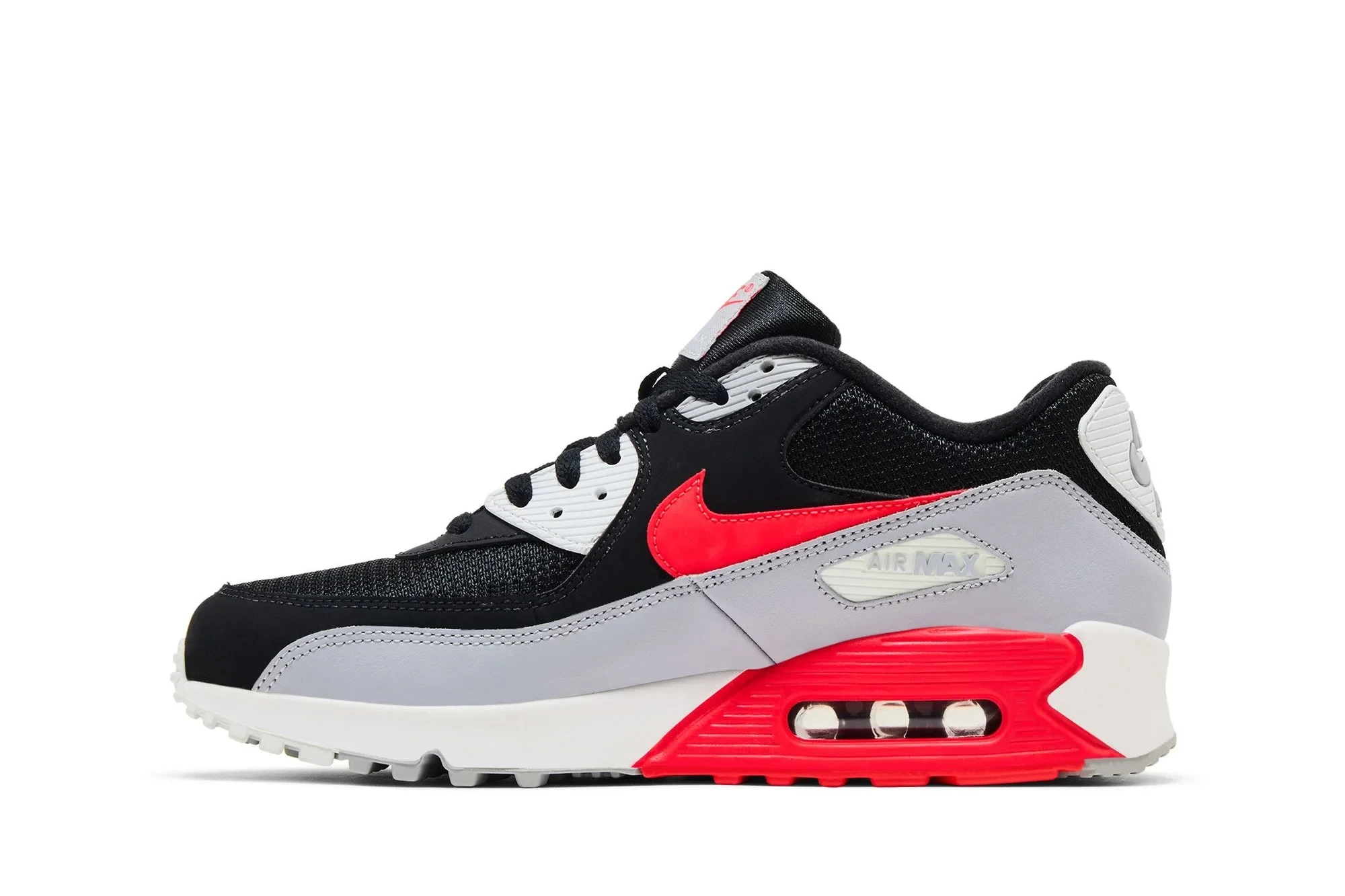 Nike Air Max 90 Essential 'Bright Crimson Black' AJ1285-012 - Image 3