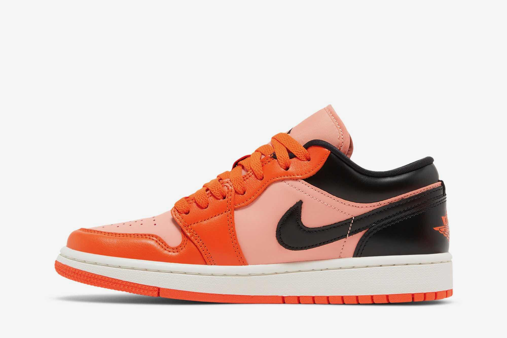 Air Jordan 1 Low SE ‘Rush Orange Black’ DM3379-600 - Image 3