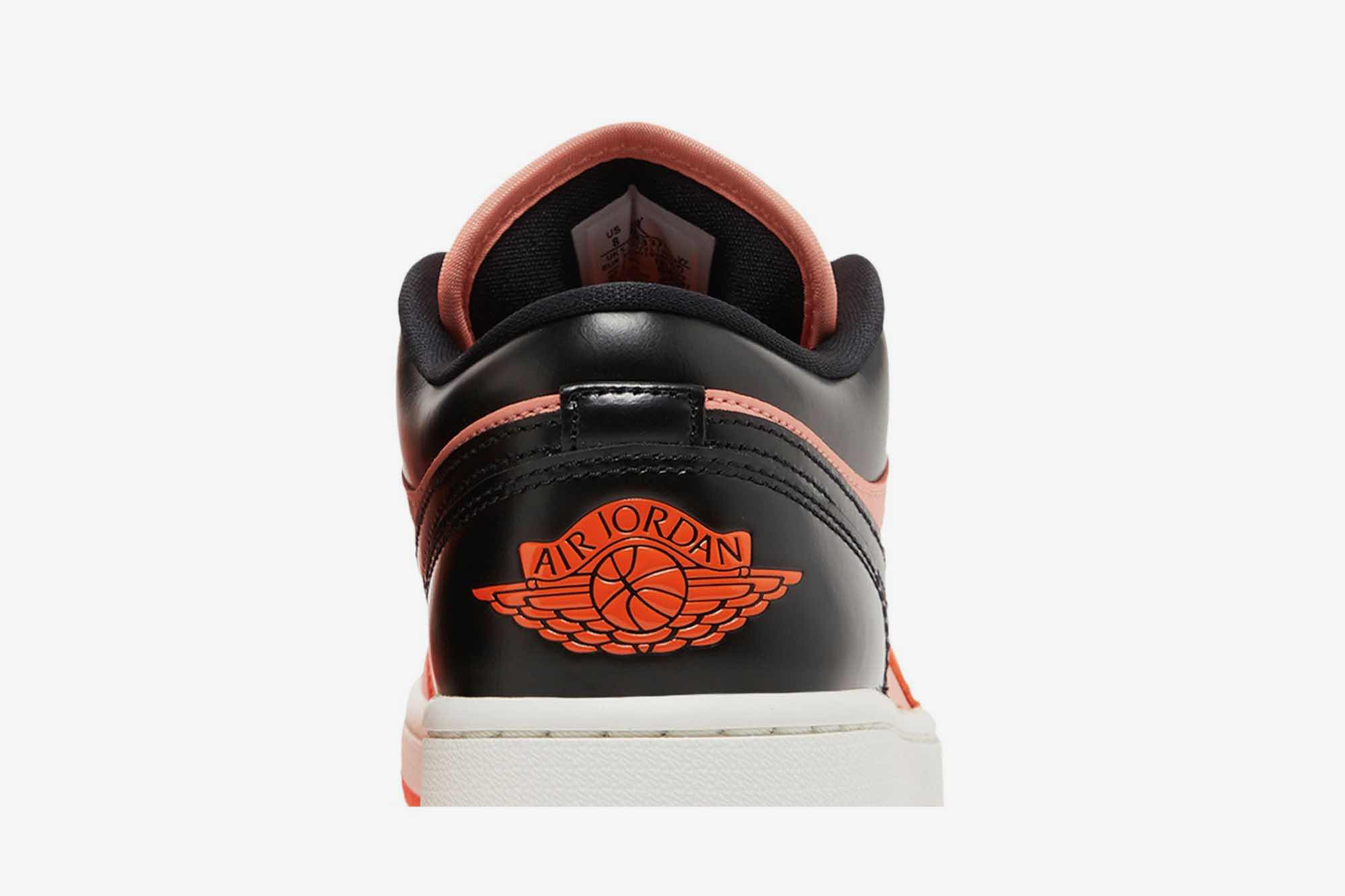 Air Jordan 1 Low SE ‘Rush Orange Black’ DM3379-600 - Image 7