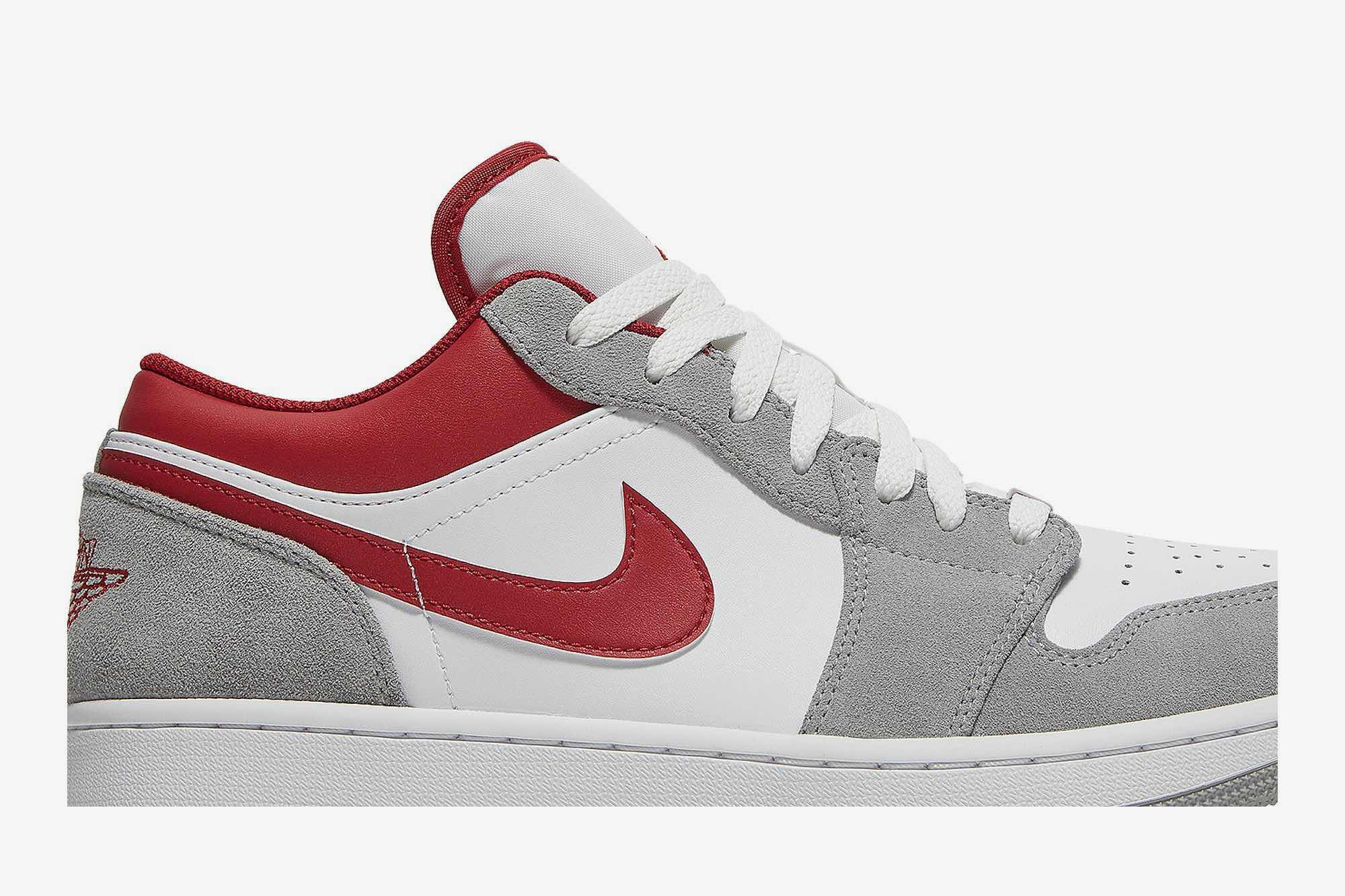 Air Jordan 1 Low SE ‘Light Smoke Grey Gym Red’ DC6991-016 - Image 2