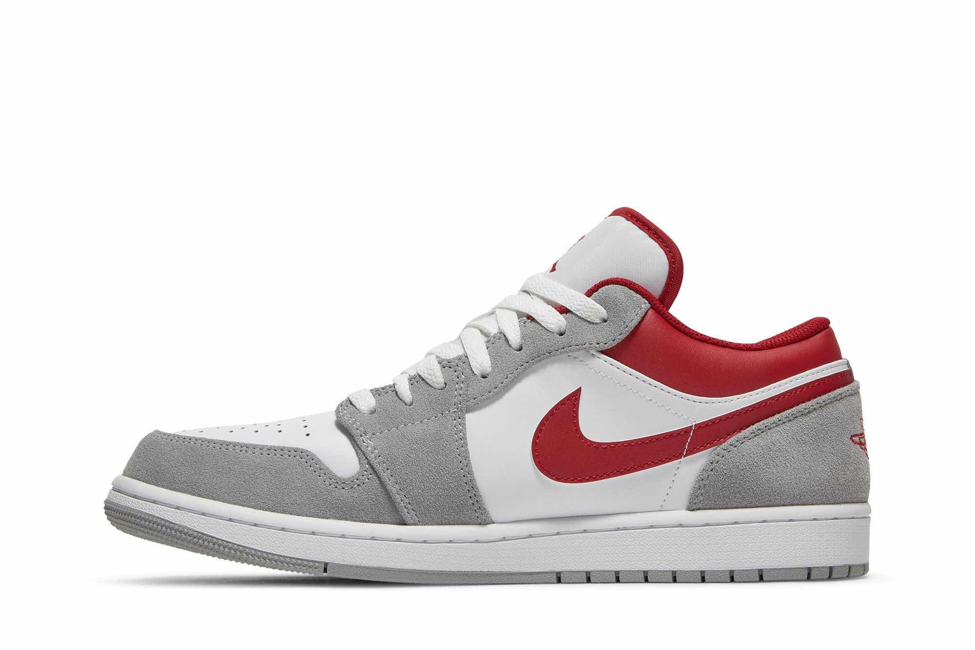Air Jordan 1 Low SE ‘Light Smoke Grey Gym Red’ DC6991-016 - Image 3