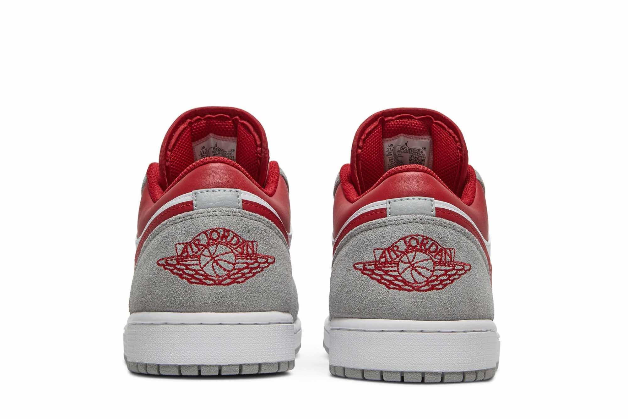 Air Jordan 1 Low SE ‘Light Smoke Grey Gym Red’ DC6991-016 - Image 6