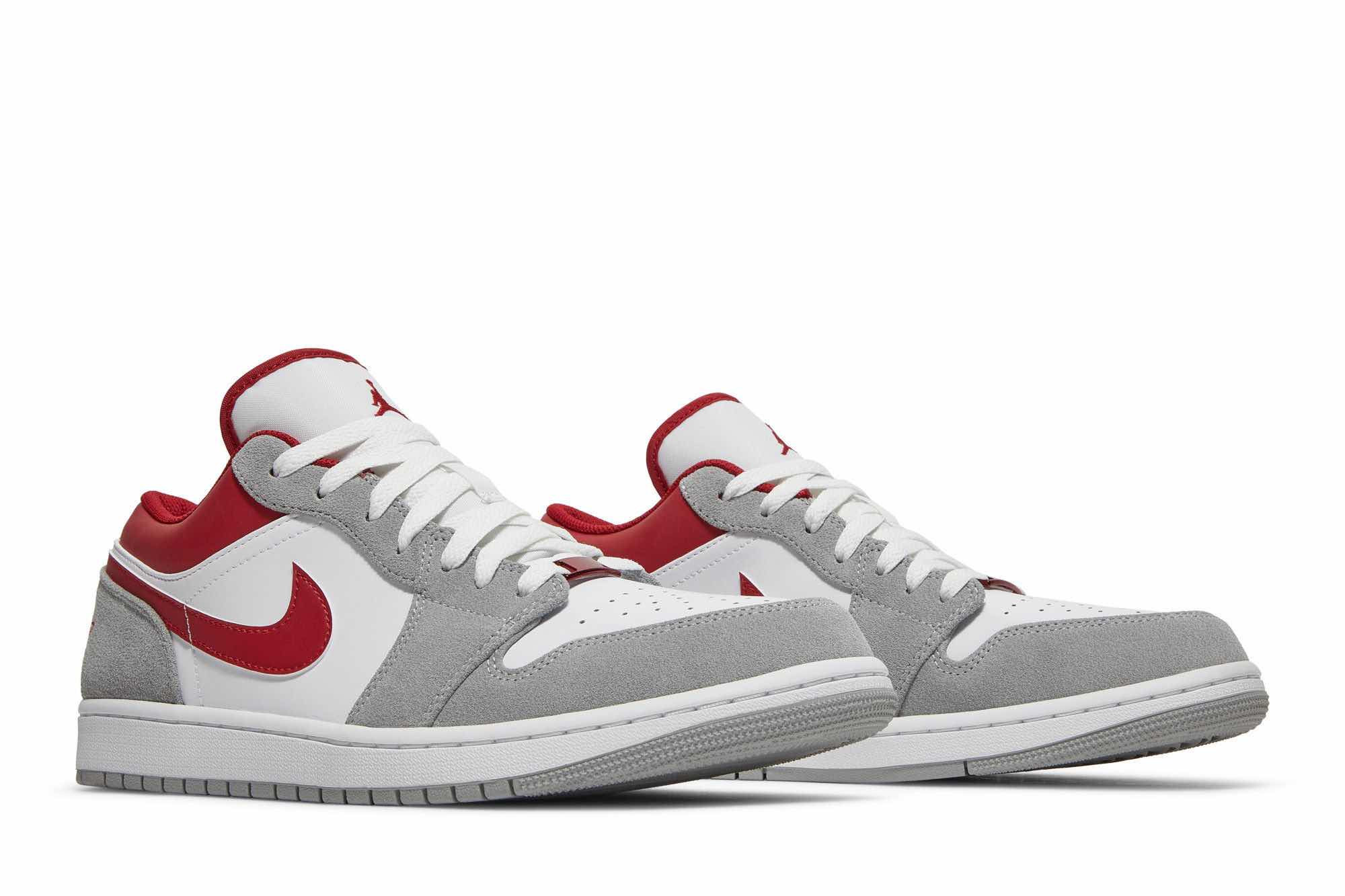 Air Jordan 1 Low SE ‘Light Smoke Grey Gym Red’ DC6991-016 - Image 8