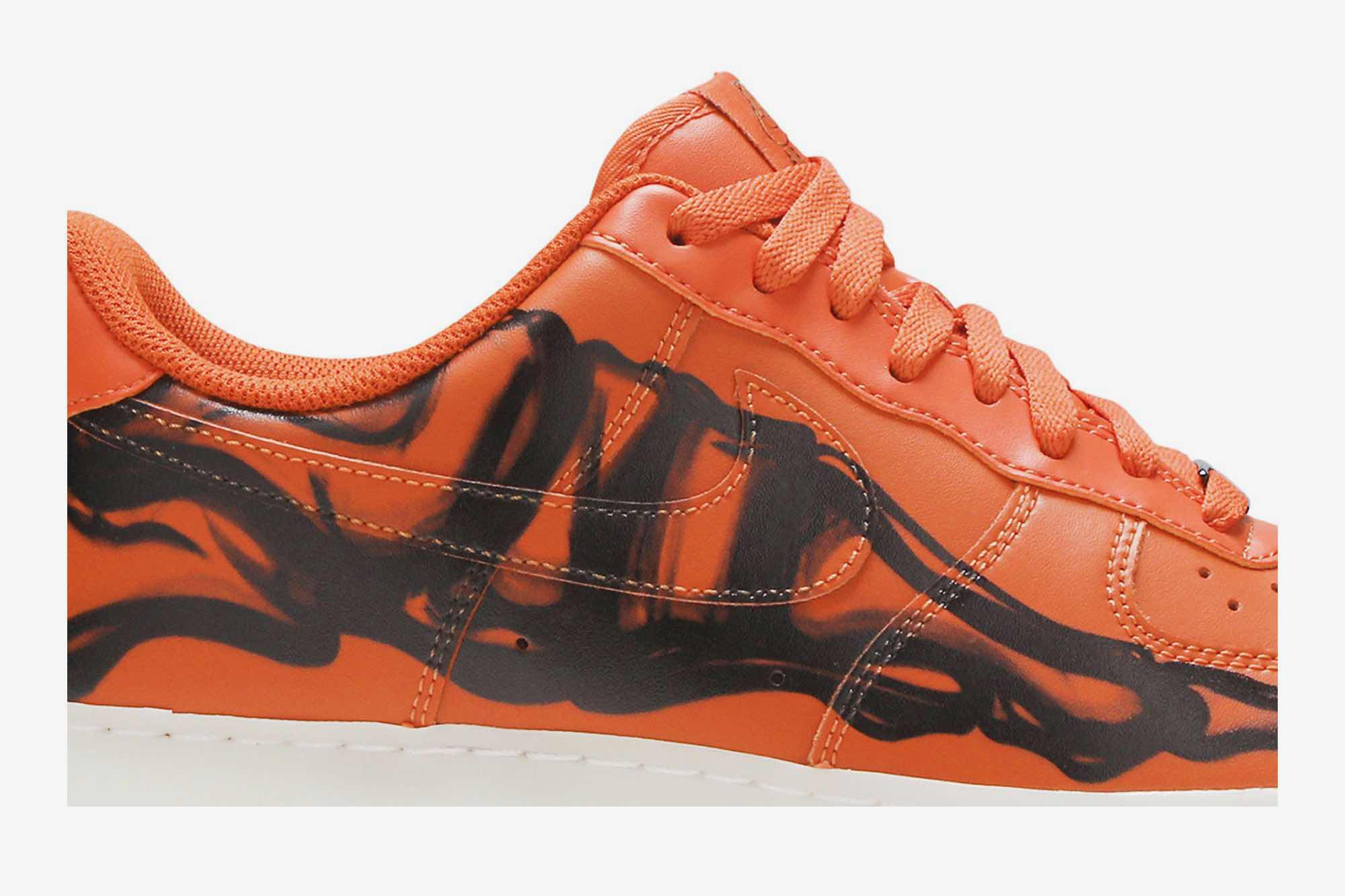 Nike Air Force 1 Low ‘Orange Skeleton’ CU8067-800 - Image 2