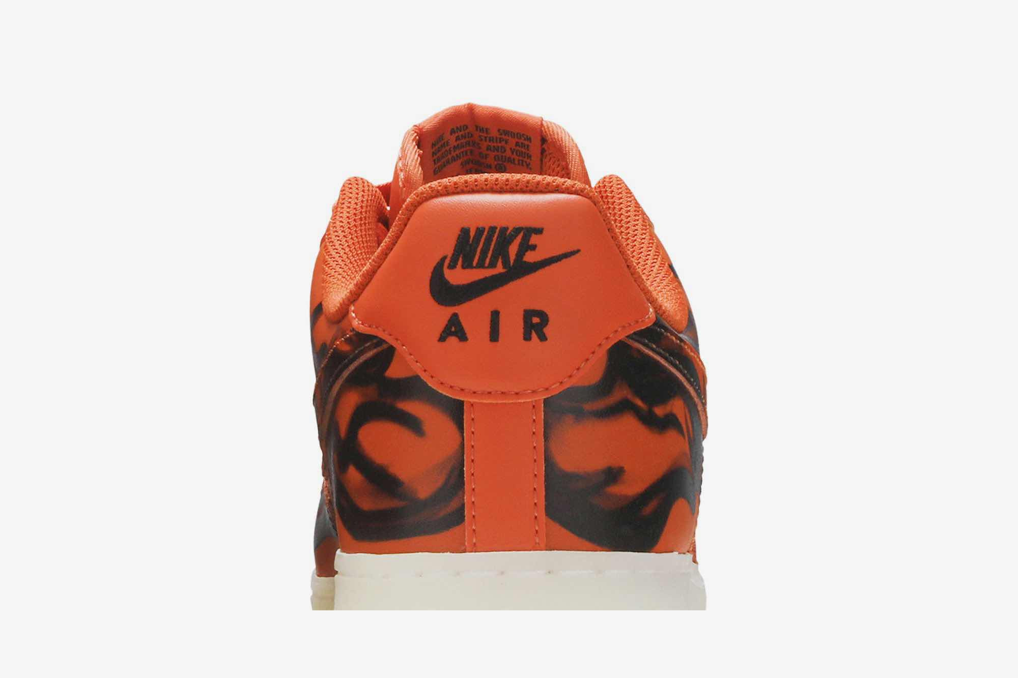 Nike Air Force 1 Low ‘Orange Skeleton’ CU8067-800 - Image 7