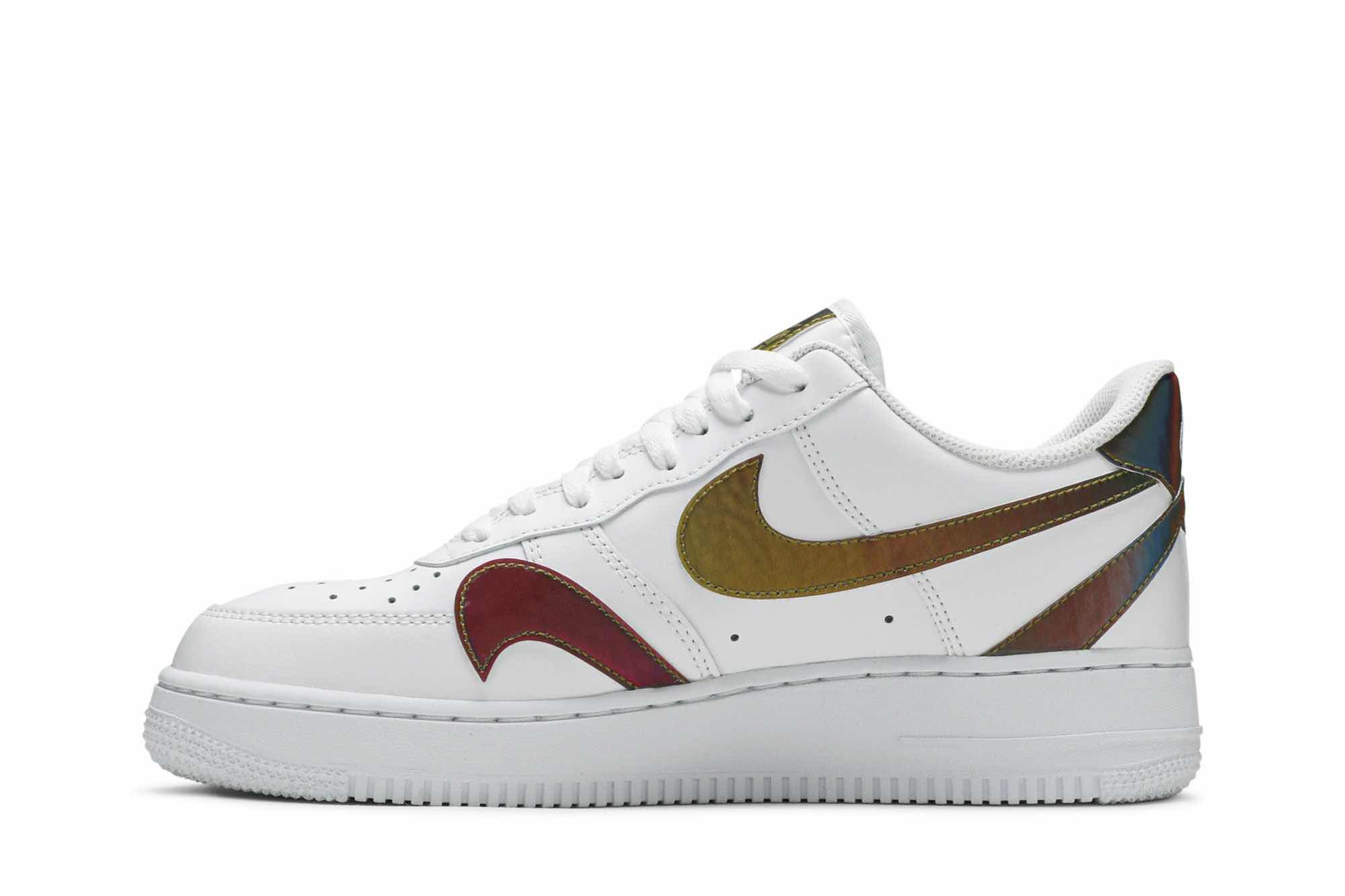 Nike Air Force 1 Low ‘Misplaced Swoosh - White’ CK7214-101 - Image 3