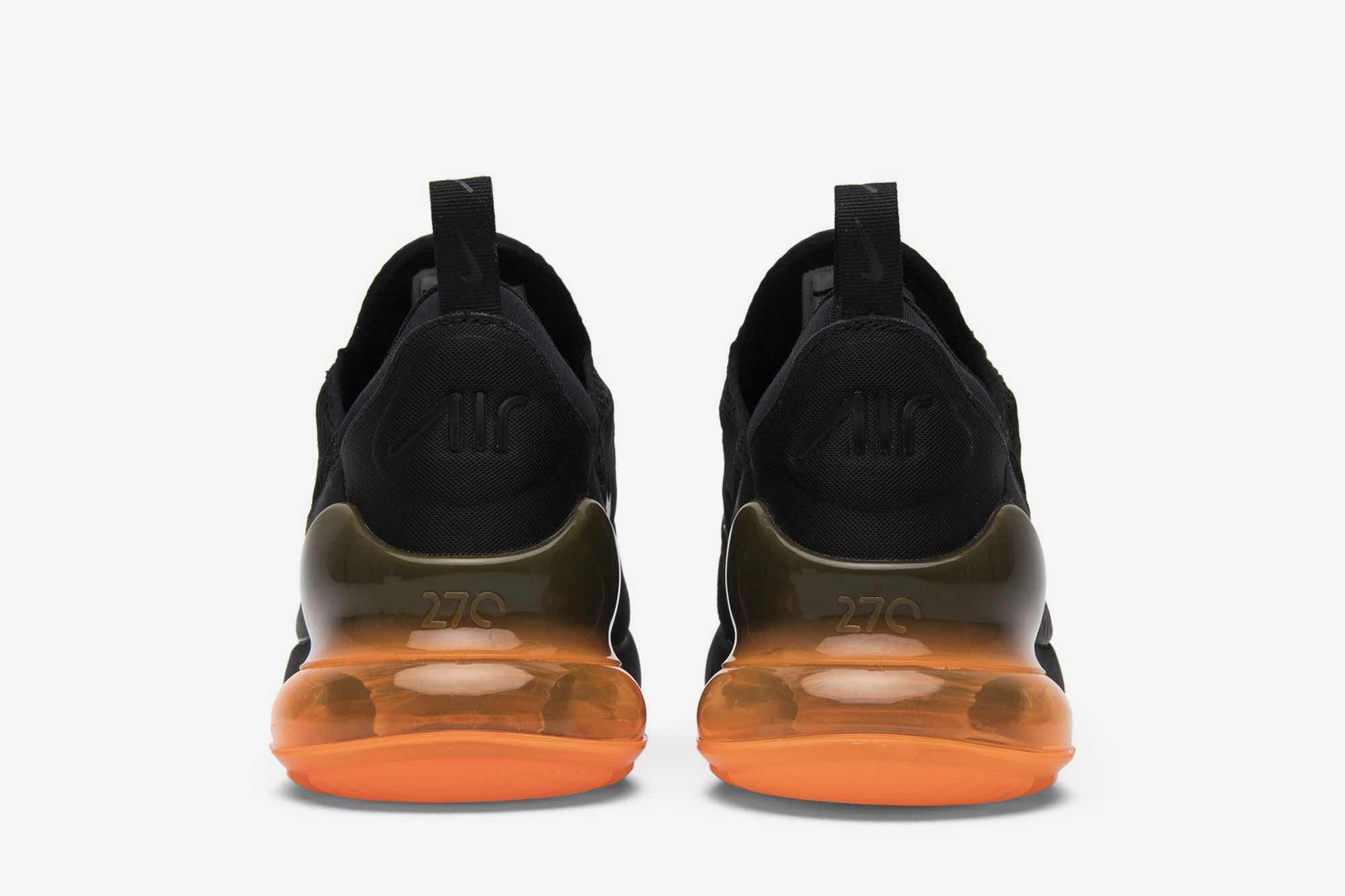 Nike Air Max 270 ‘Black Orange’ AH8050-008 - Image 6