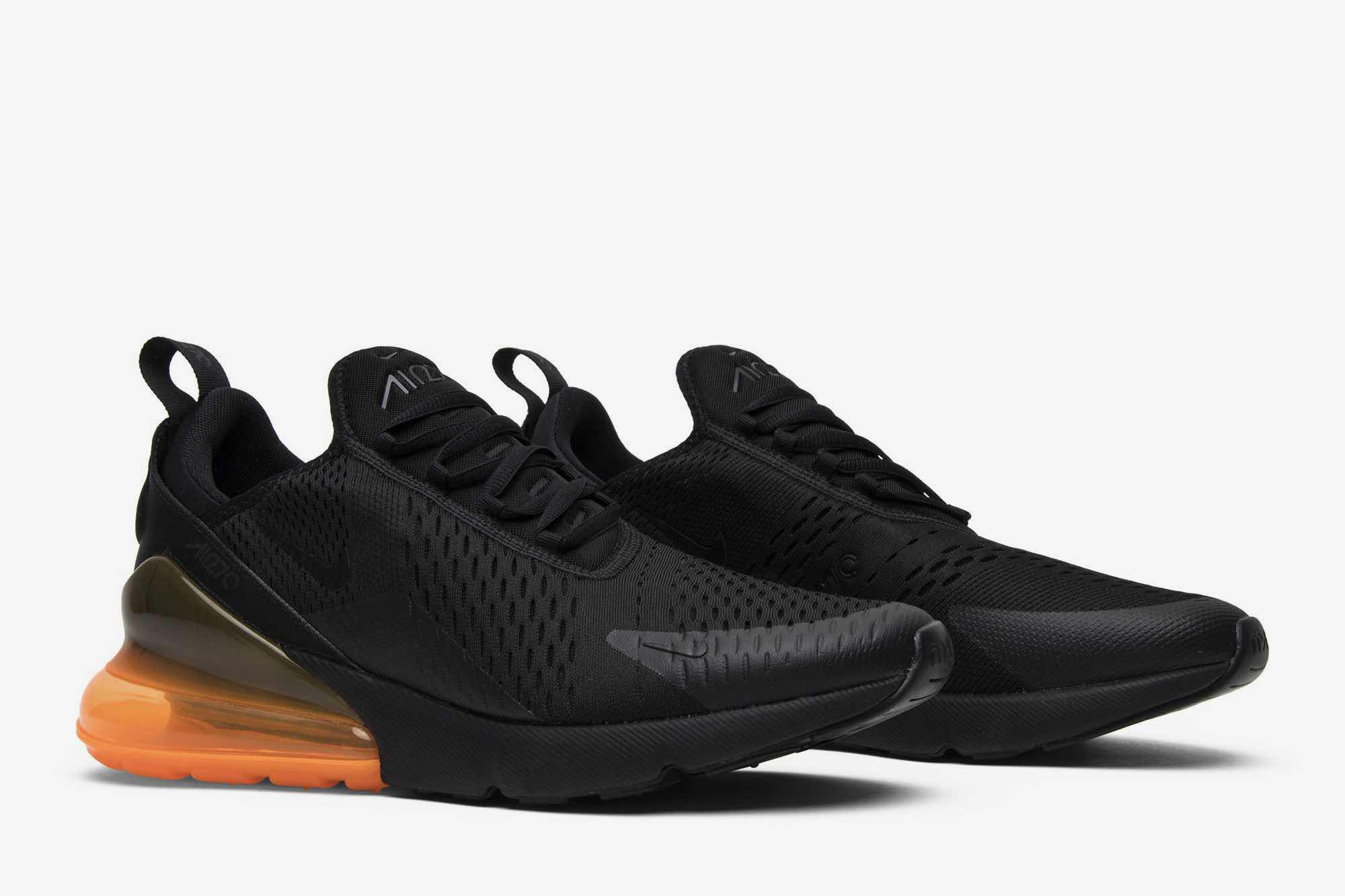 Nike Air Max 270 ‘Black Orange’ AH8050-008 - Image 8