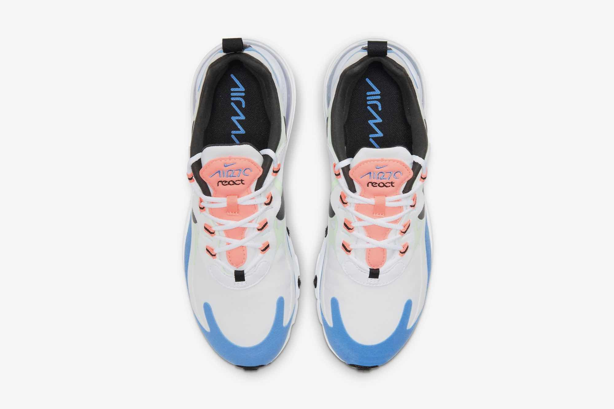 Nike Air Max 270 React ‘White Royal Pulse’ CU7833-100 - Image 4