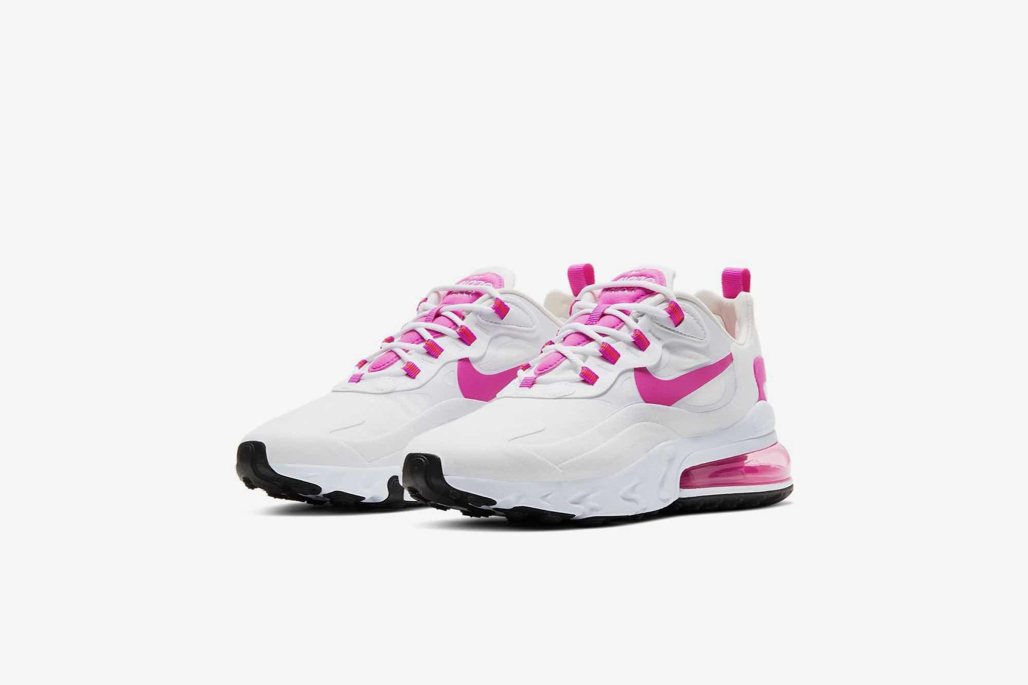 Nike Air Max 270 React ‘Fire Pink’ CJ0619-100 - Image 3
