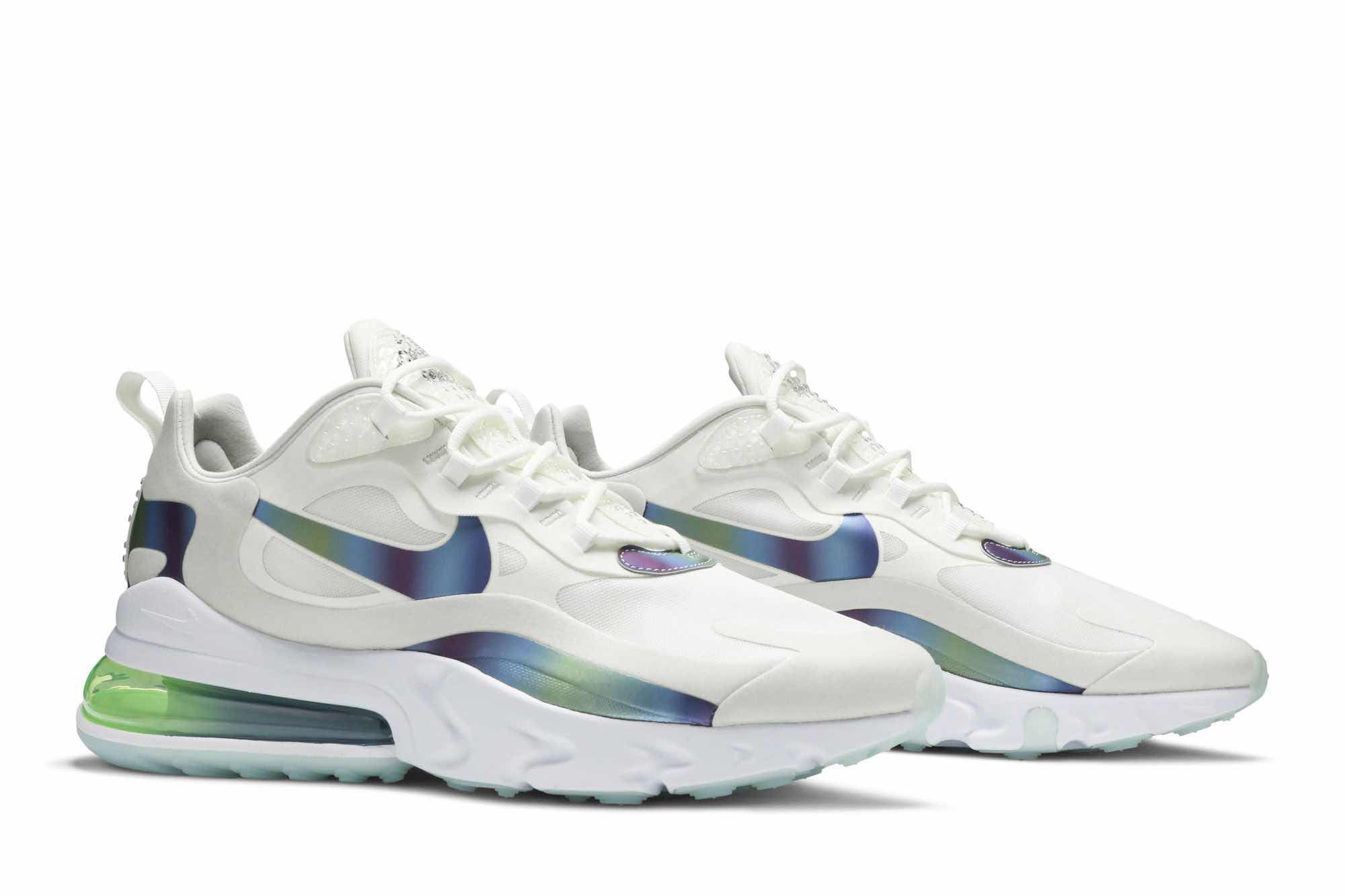 Nike Air Max 270 React ‘Bubble Pack White’ CT5064-100 - Image 8