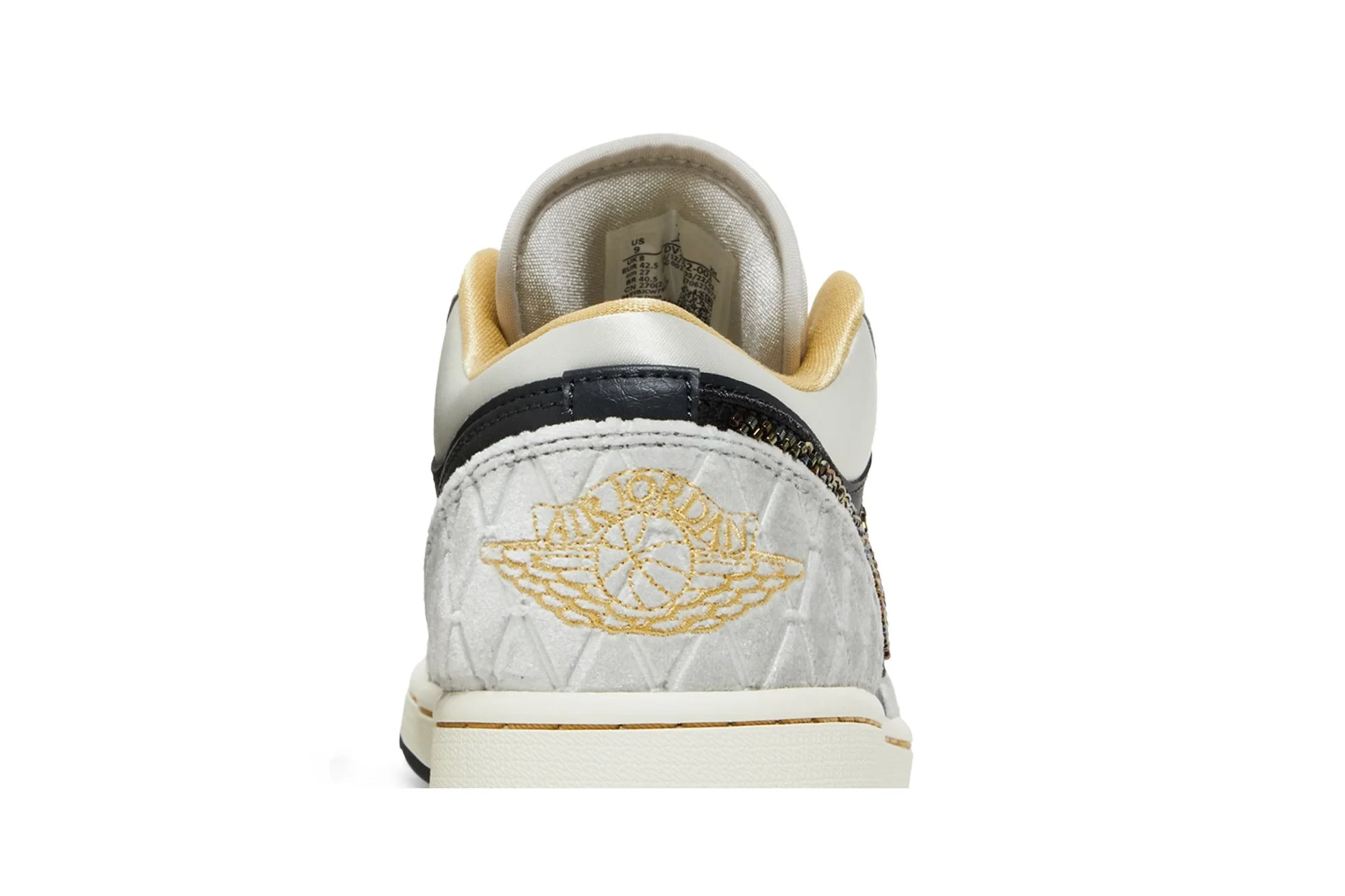 Air Jordan 1 Low SE 'Beaded Swoosh' DV1762-001 - Image 7
