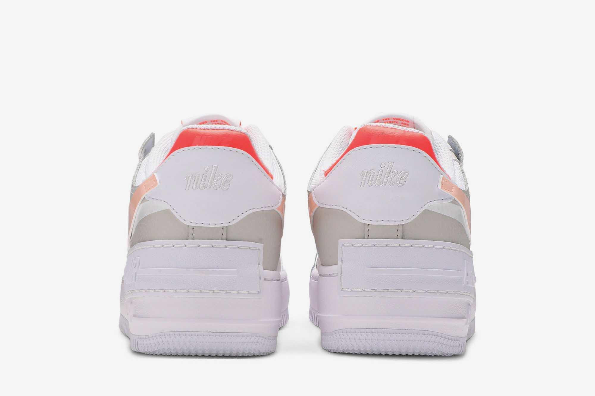 Nike Air Force 1 Low Shadow ‘White Bright Mango’ DH3896-100 - Image 6