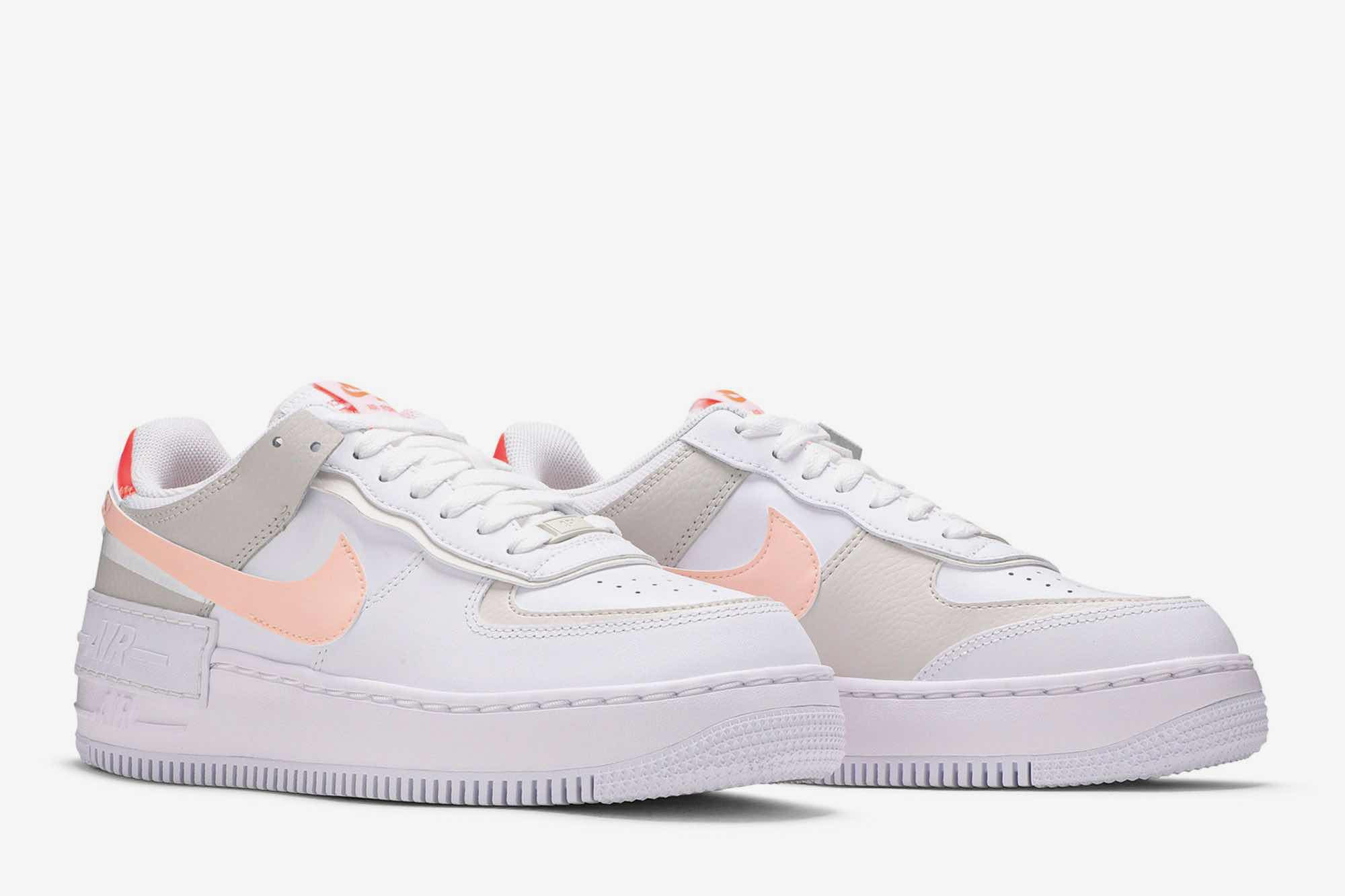 Nike Air Force 1 Low Shadow ‘White Bright Mango’ DH3896-100 - Image 8