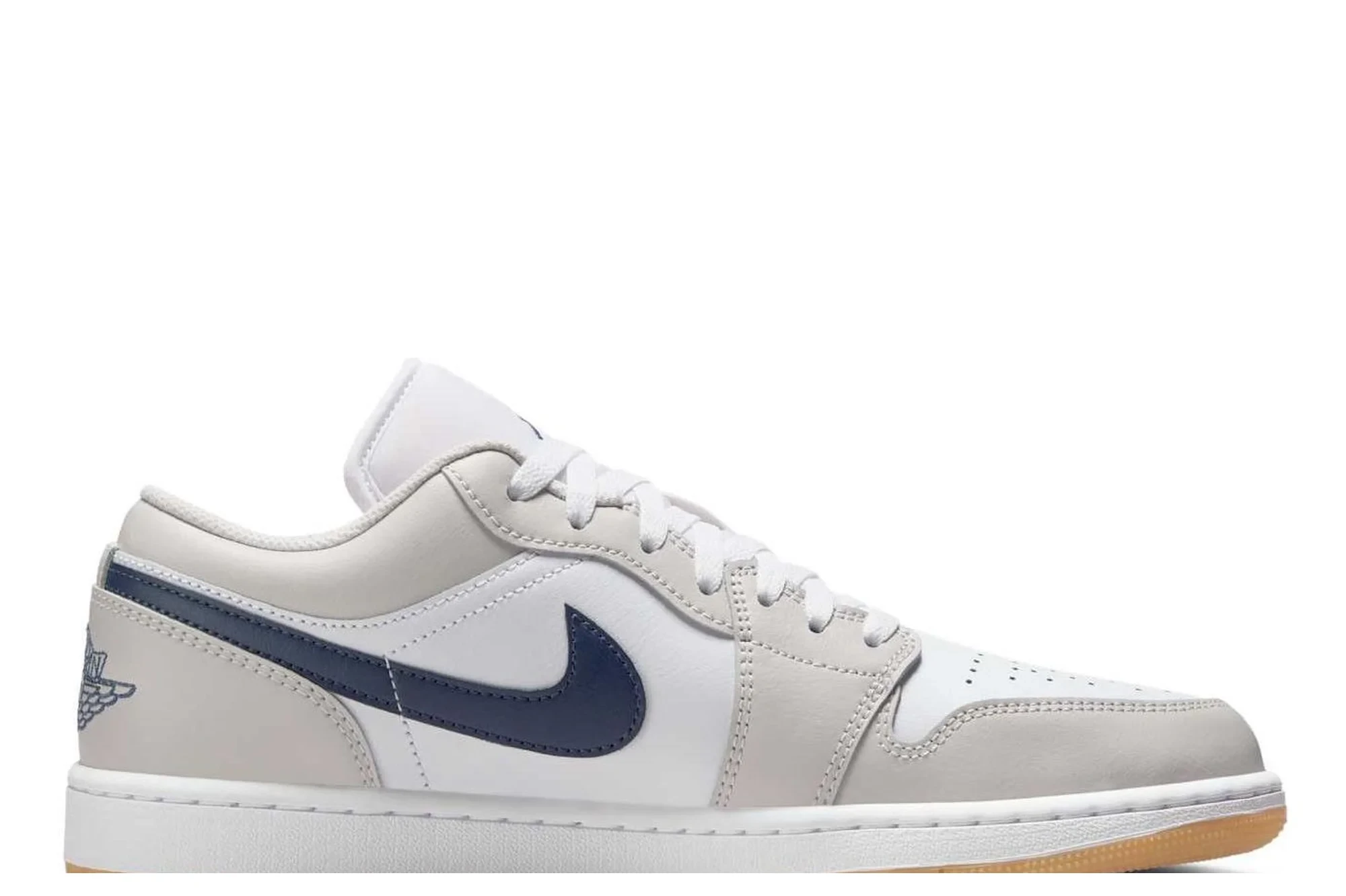 Air Jordan 1 Low 'Midnight Navy Neutral Grey' 553558-146 - Image 2