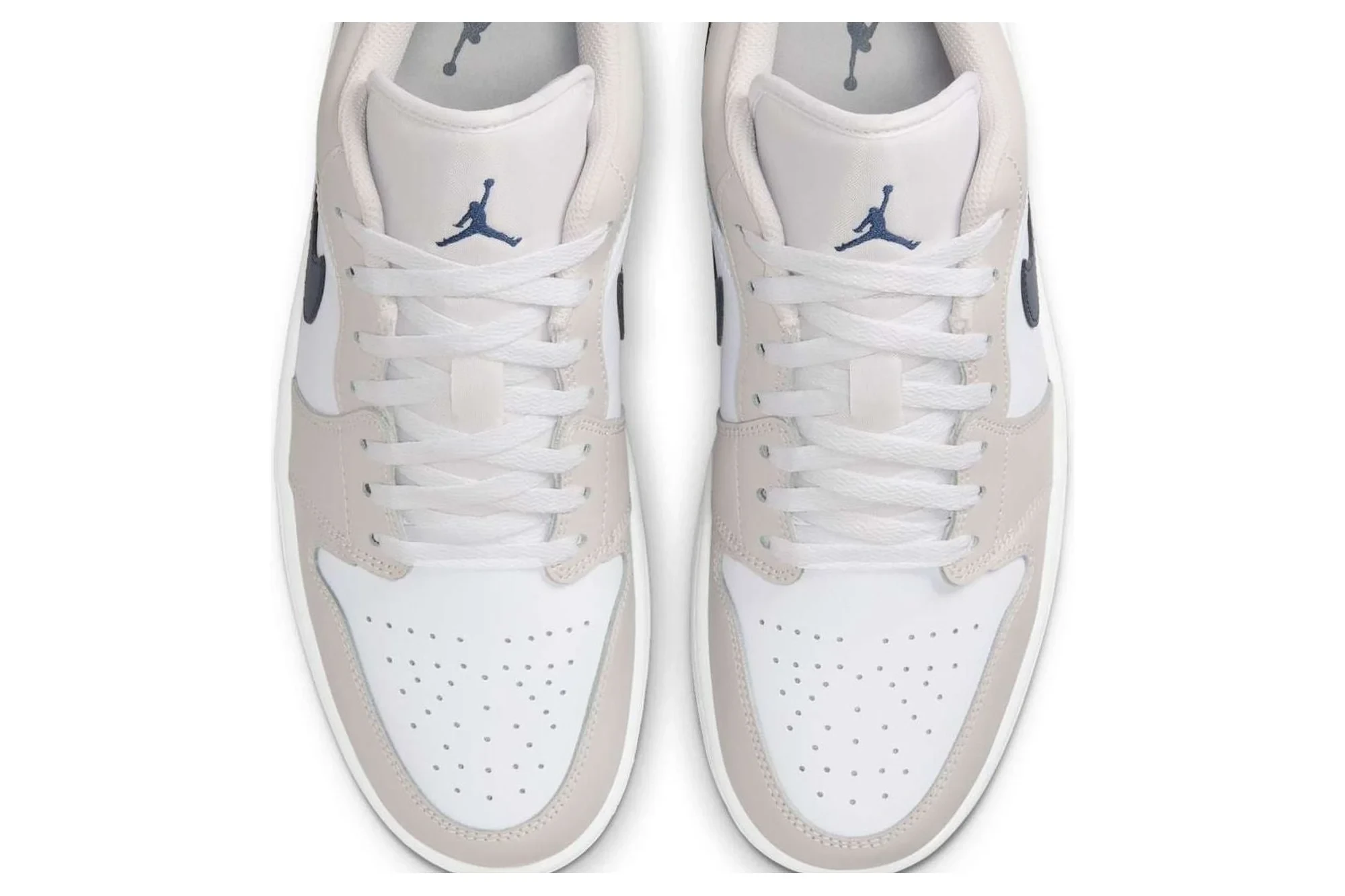 Air Jordan 1 Low 'Midnight Navy Neutral Grey' 553558-146 - Image 4