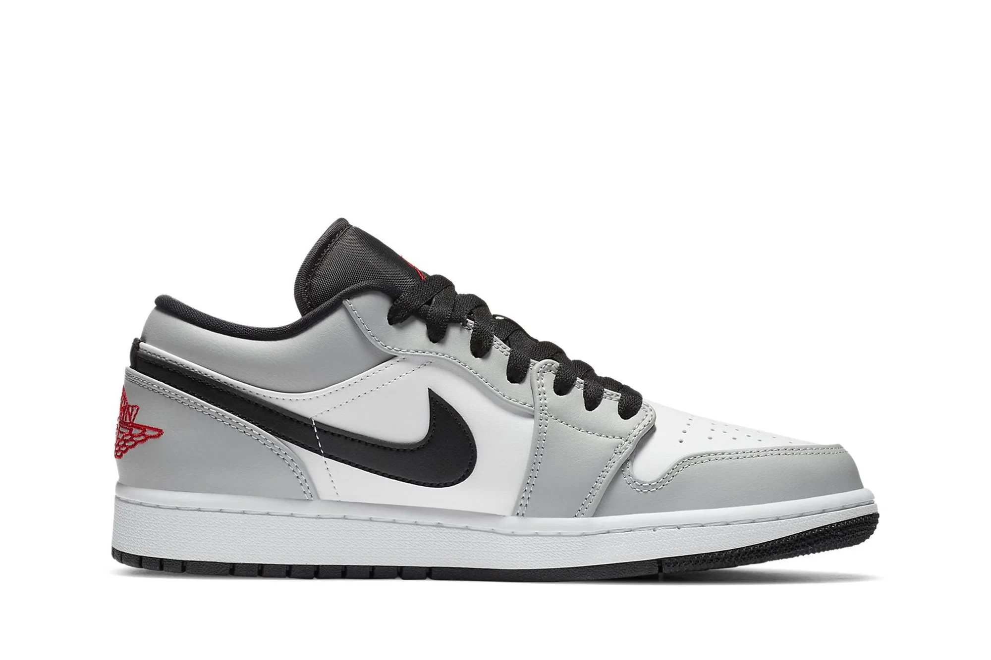 Air Jordan 1 Low 'Light Smoke Grey' 553558-030 - Image 2