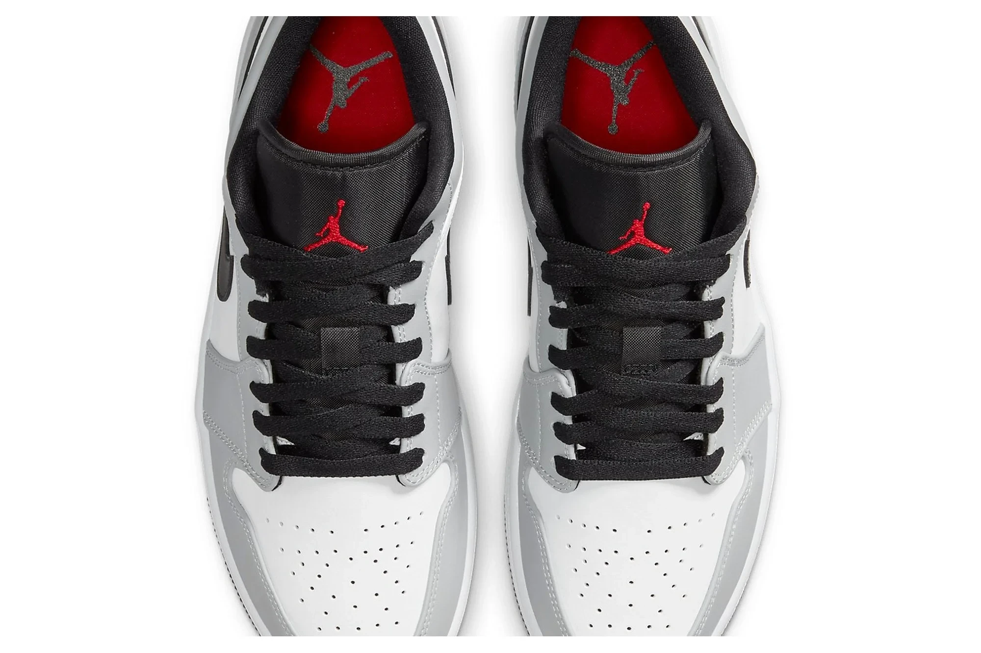 Air Jordan 1 Low 'Light Smoke Grey' 553558-030 - Image 4
