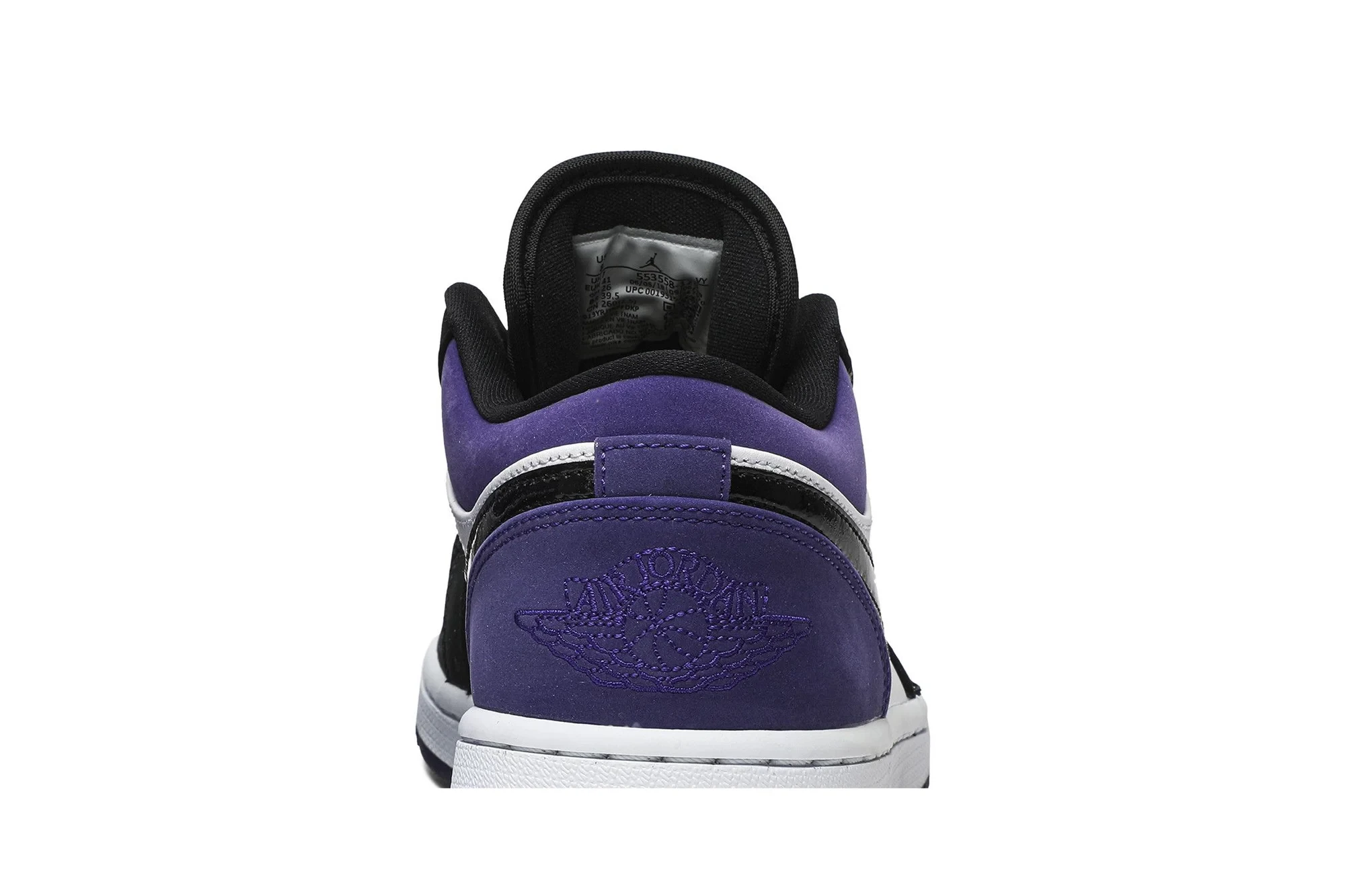 Air Jordan 1 Low 'Court Purple' 553558-125 - Image 7