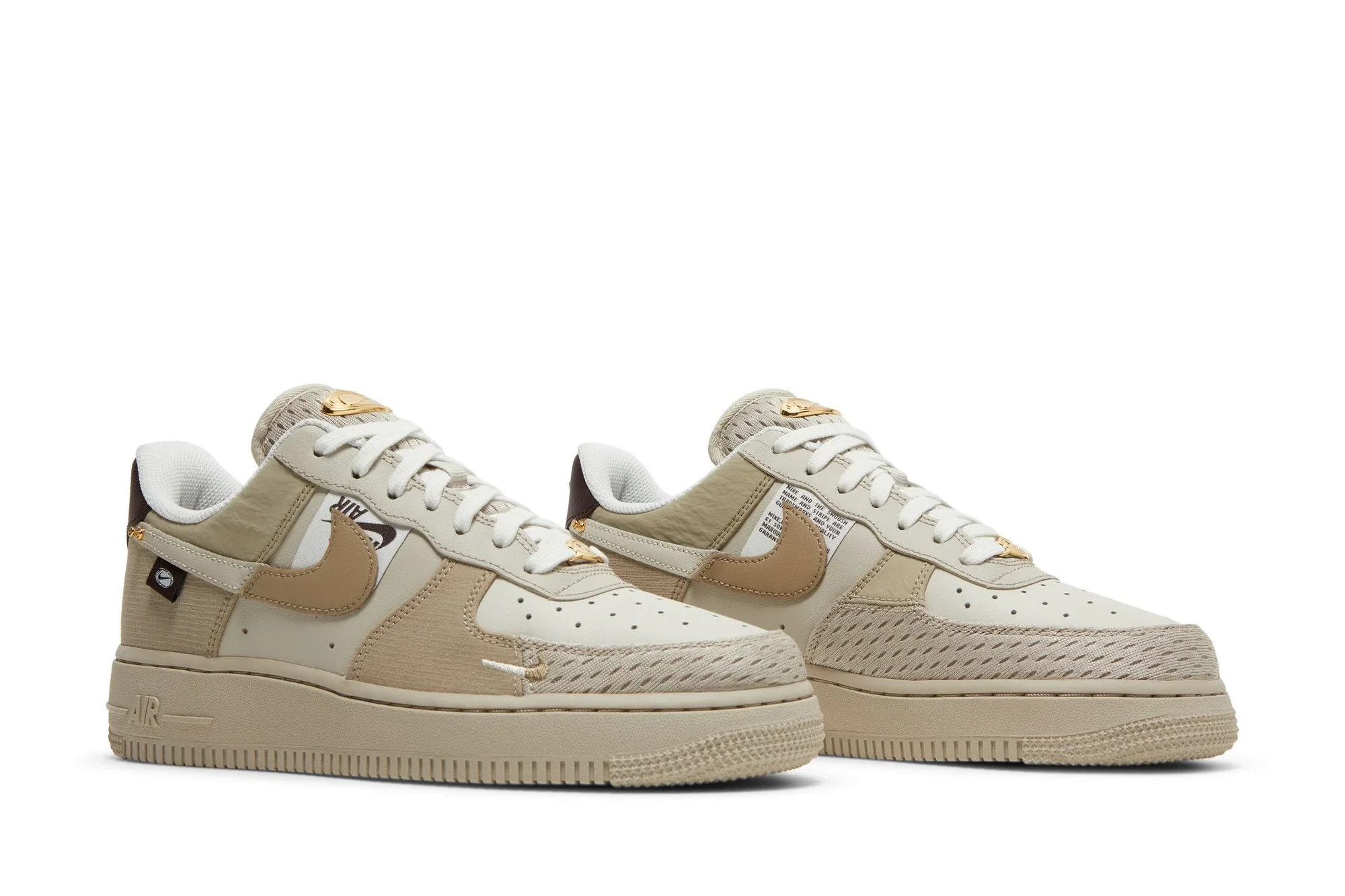 Nike Air Force 1 '07 LX 'Tan Bling' DX6061-122 - Image 8