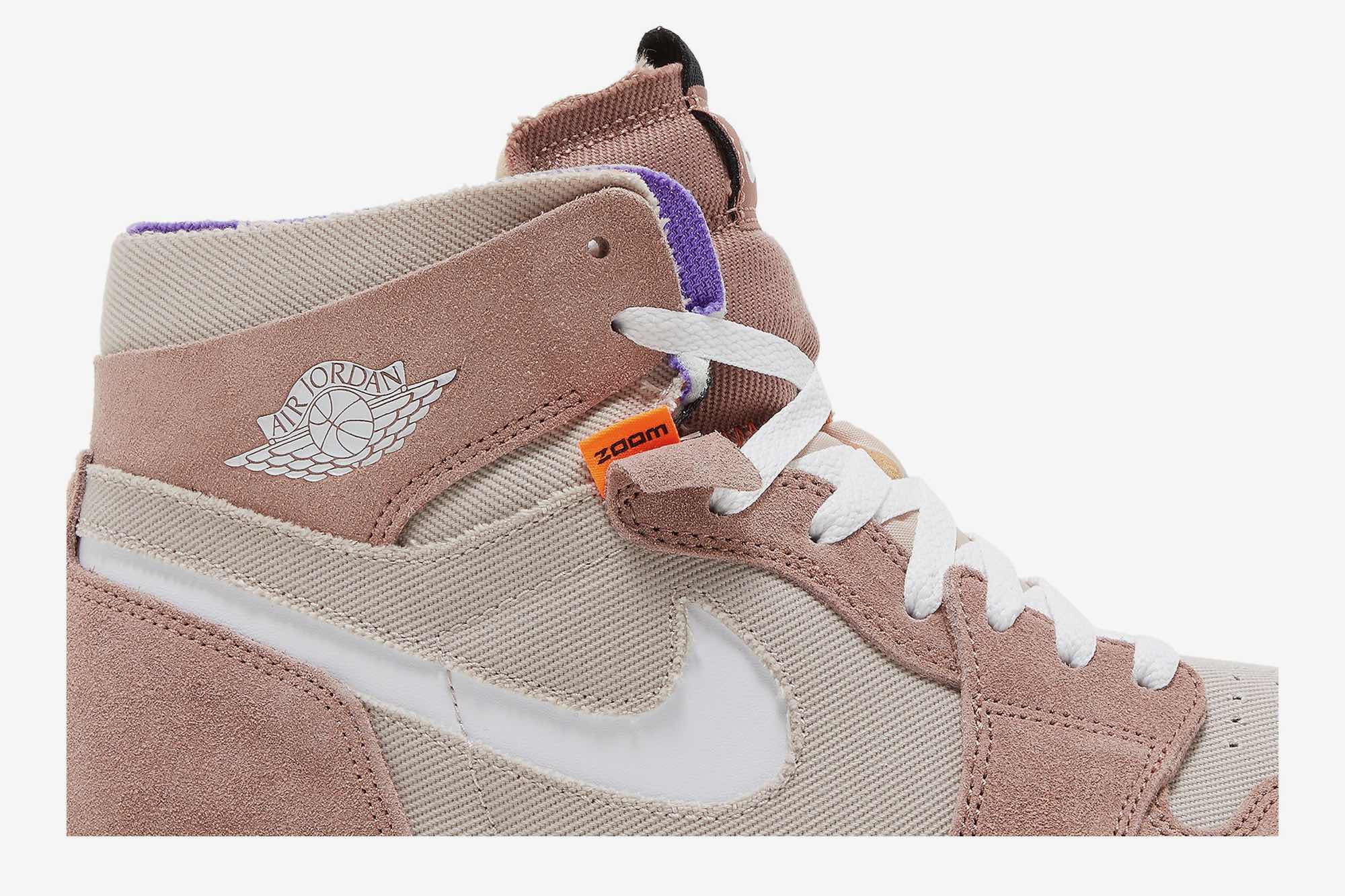 Air Jordan 1 High Zoom Comfort ‘Fossil Stone’ CT0978-201 - Image 2