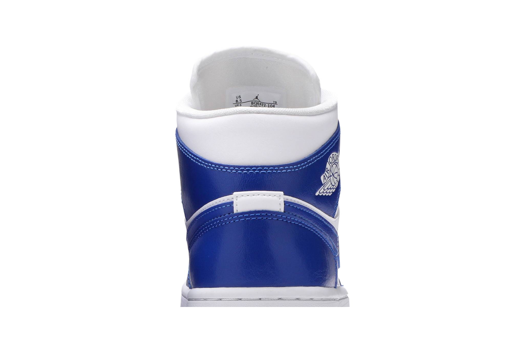 Air Jordan 1 Mid ‘Kentucky Blue’ BQ6472-104 - Image 7