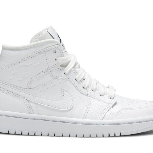 Air Jordan 1 Mid ‘White Snakeskin’ BQ6472-110