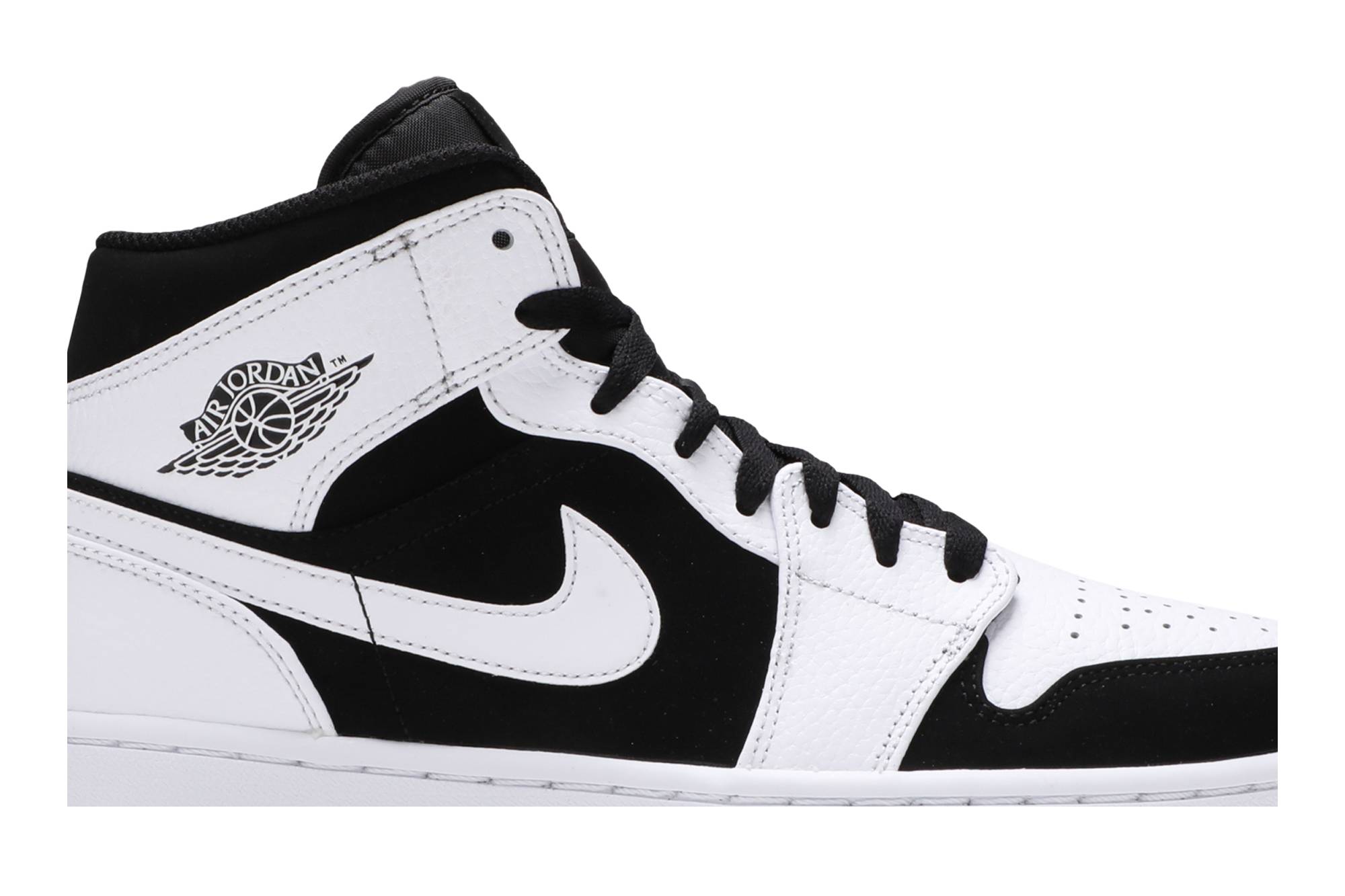 Air Jordan 1 Retro Mid ‘Tuxedo’ 554724-113 - Image 2