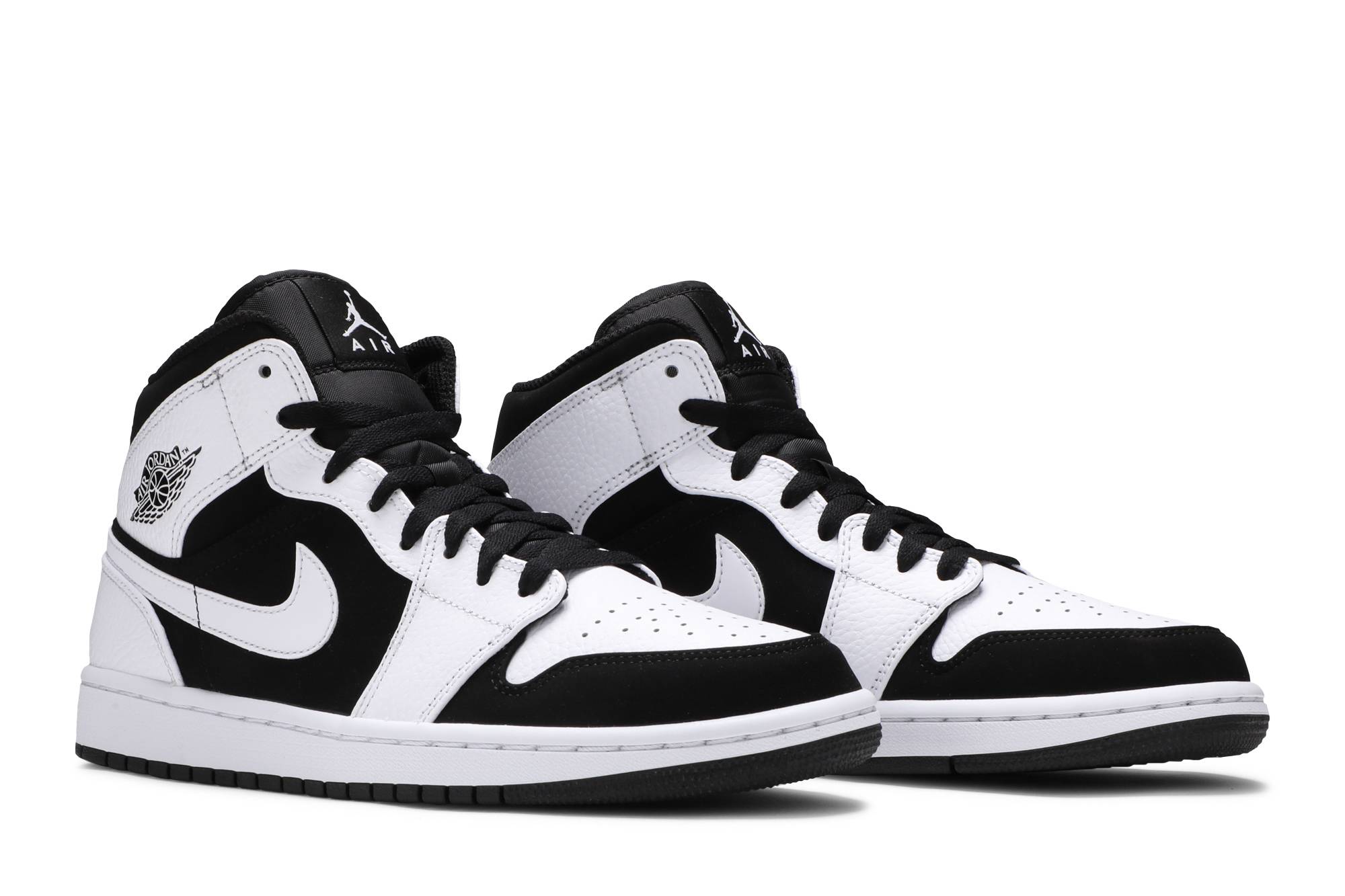 Air Jordan 1 Retro Mid ‘Tuxedo’ 554724-113 - Image 8