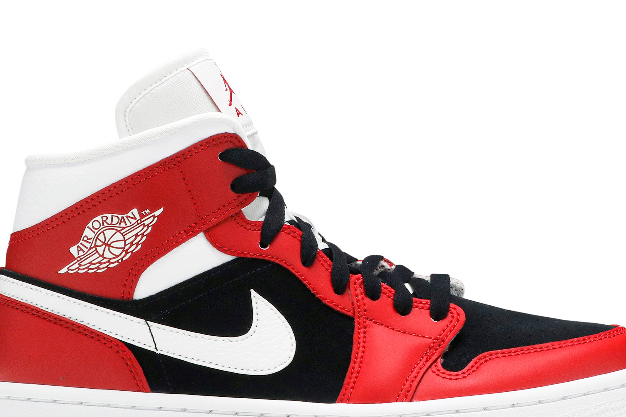 Air Jordan 1 Mid ‘Gym Red Black’ BQ6472-601 - Image 2