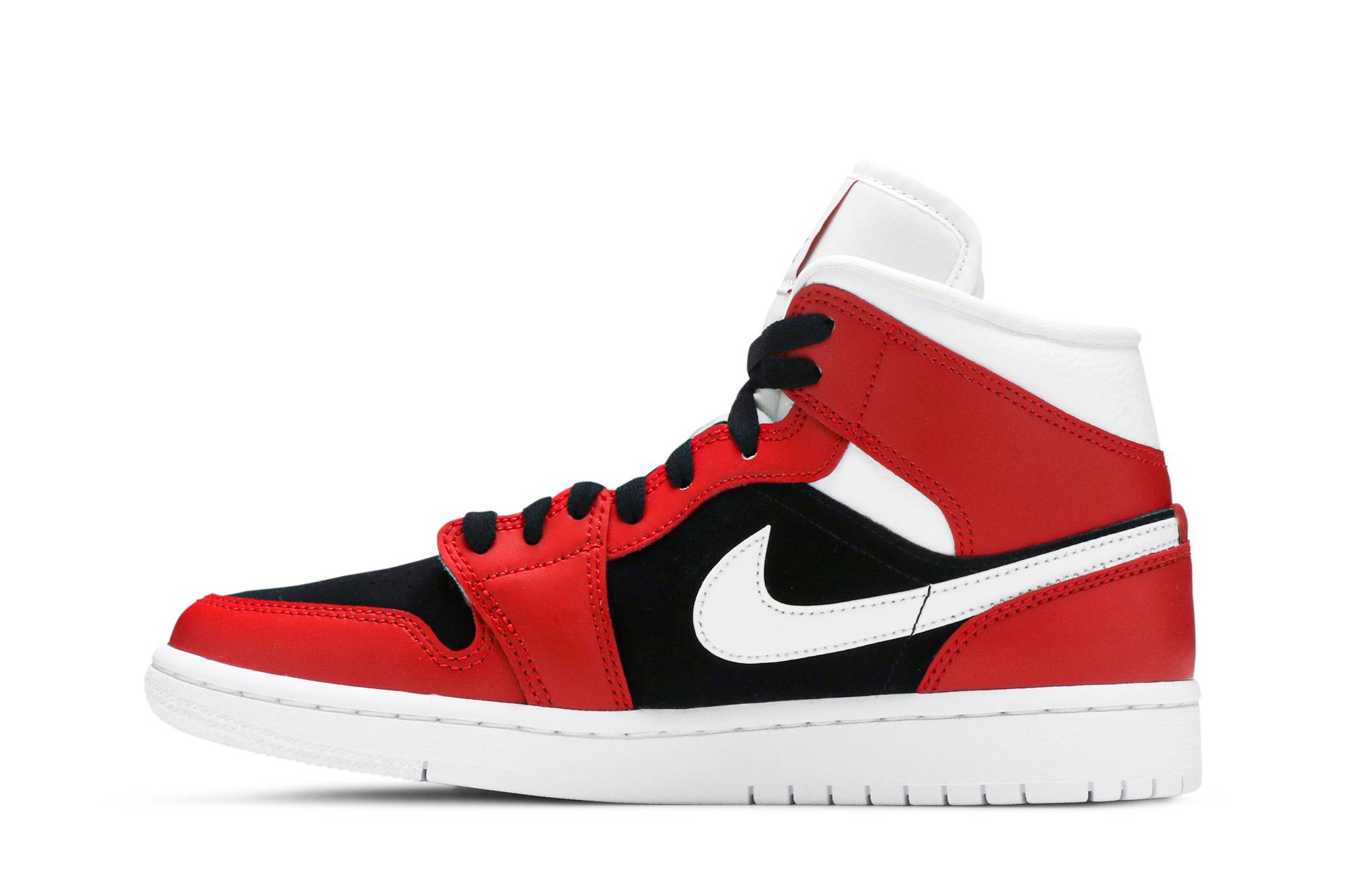 Air Jordan 1 Mid ‘Gym Red Black’ BQ6472-601 - Image 3