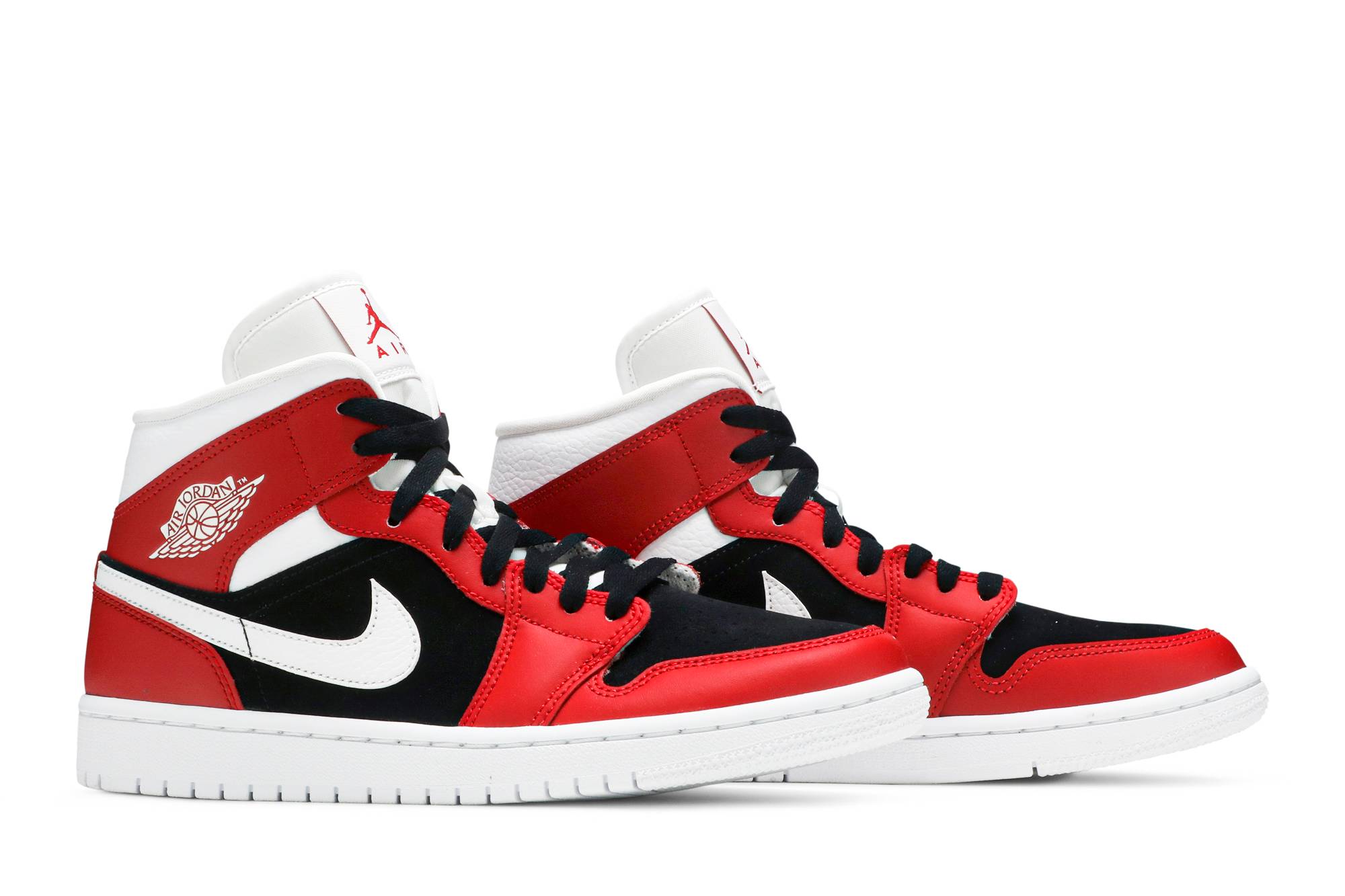 Air Jordan 1 Mid ‘Gym Red Black’ BQ6472-601 - Image 8