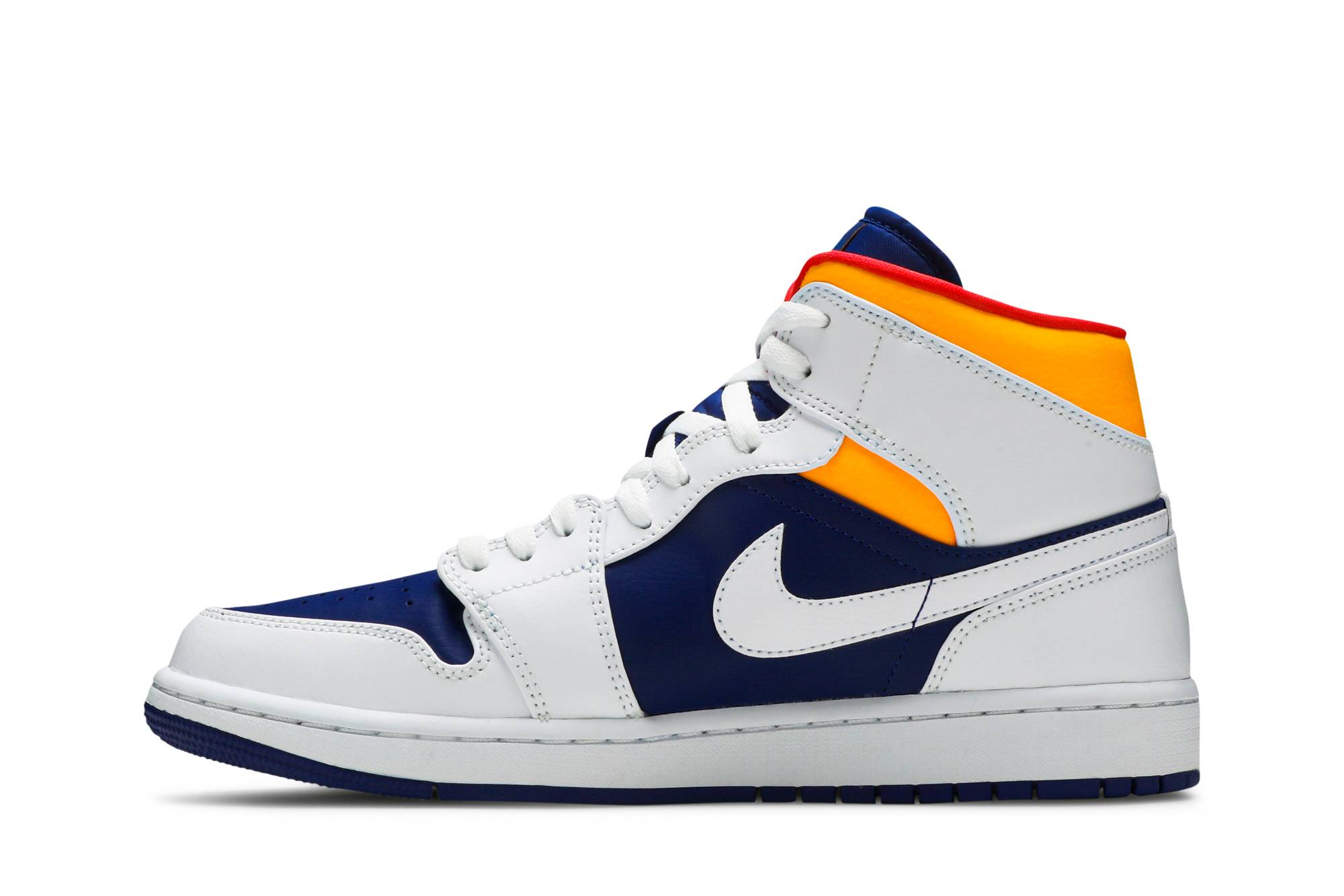 Air Jordan 1 Mid ‘White Deep Royal Blue’ 554724-131 - Image 3