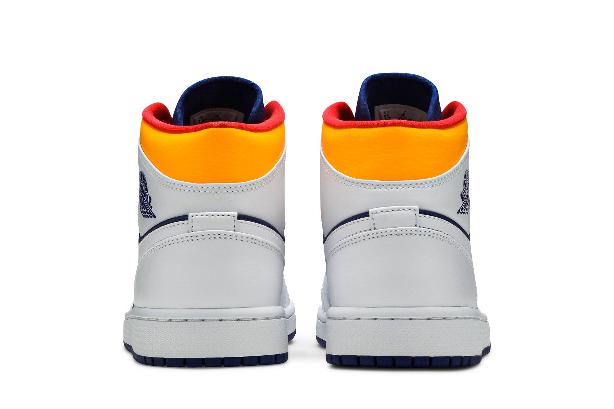 Air Jordan 1 Mid ‘White Deep Royal Blue’ 554724-131 - Image 6