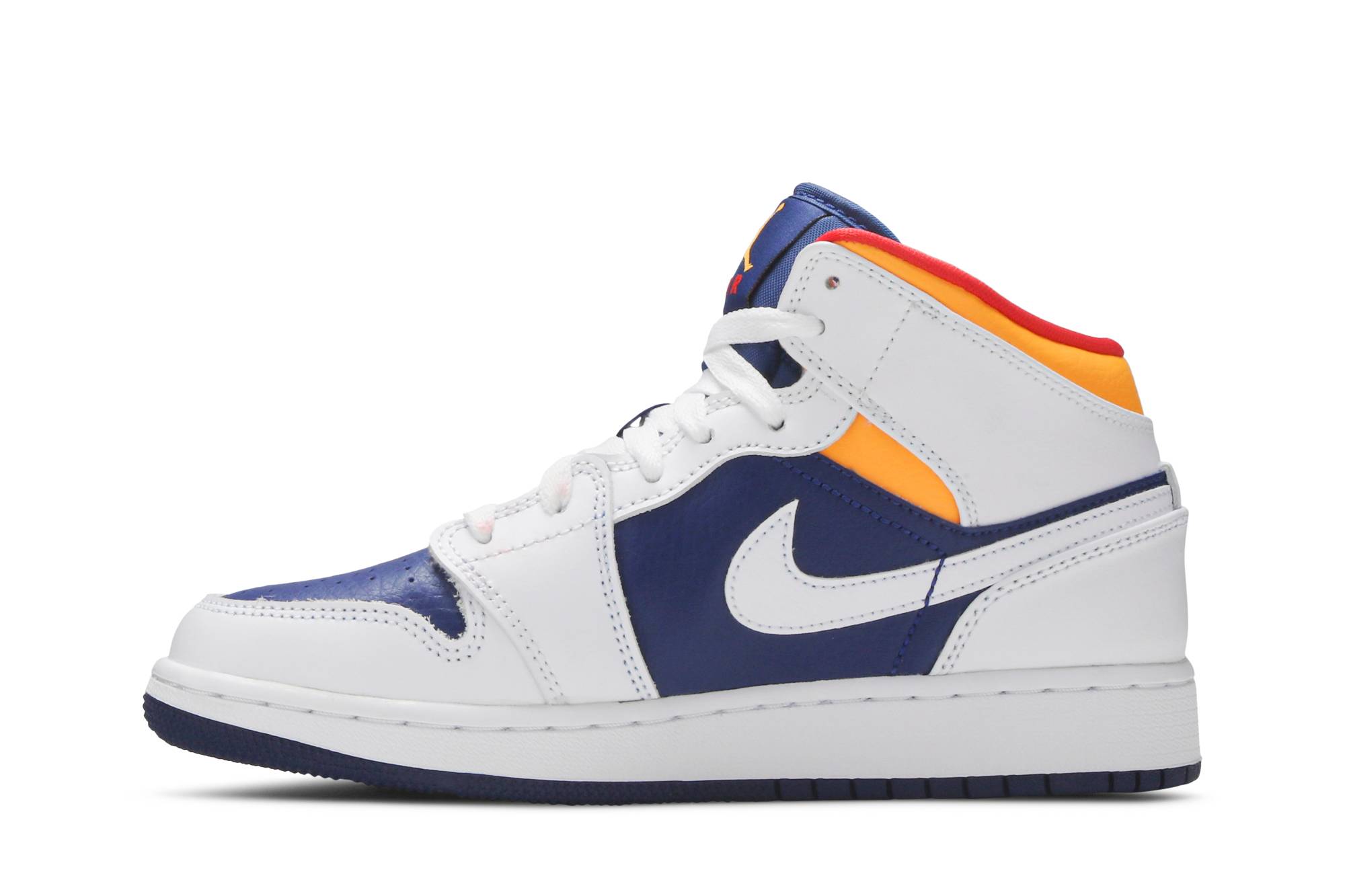 Air Jordan 1 Mid ‘White Deep Royal Blue’ 554725-131 - Image 3