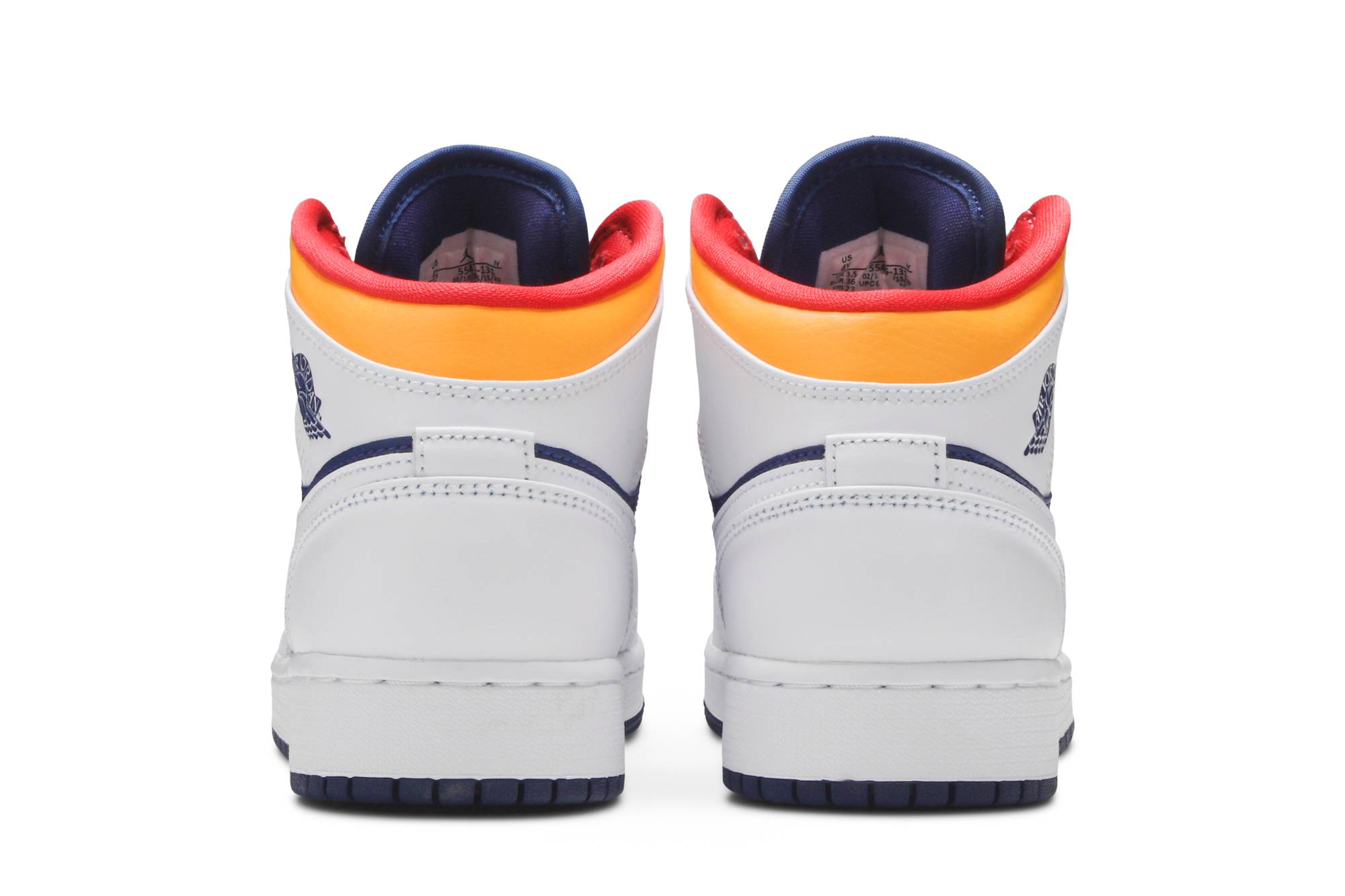 Air Jordan 1 Mid ‘White Deep Royal Blue’ 554725-131 - Image 6